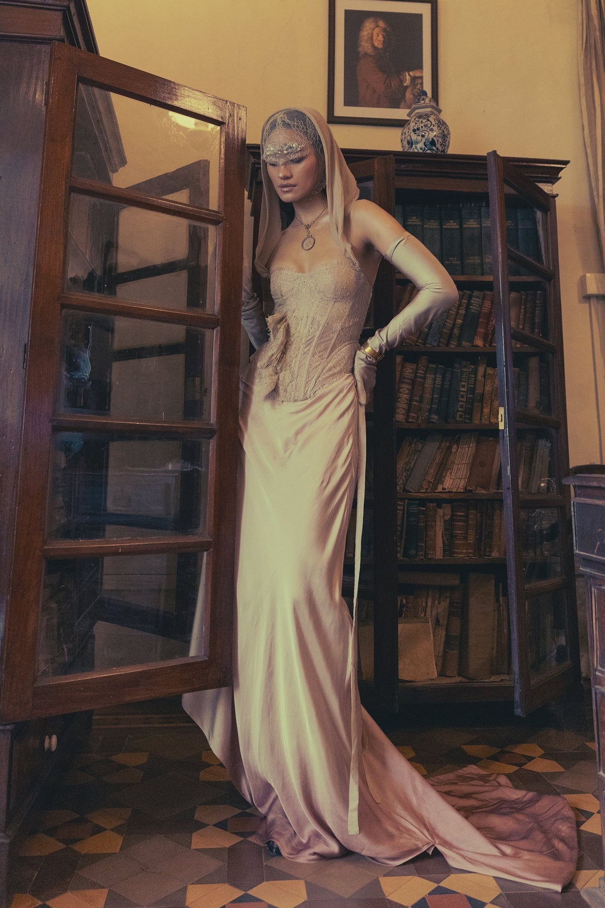 Champagne on my corset