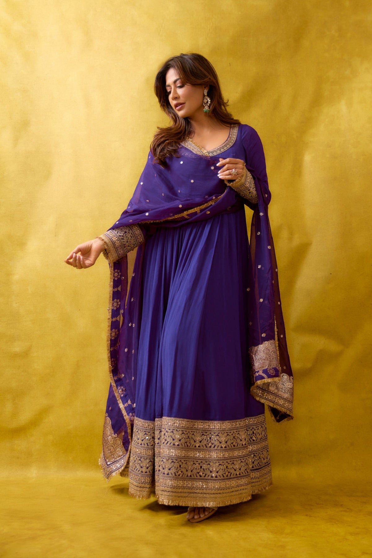 Chitrangada Anarkali Set
