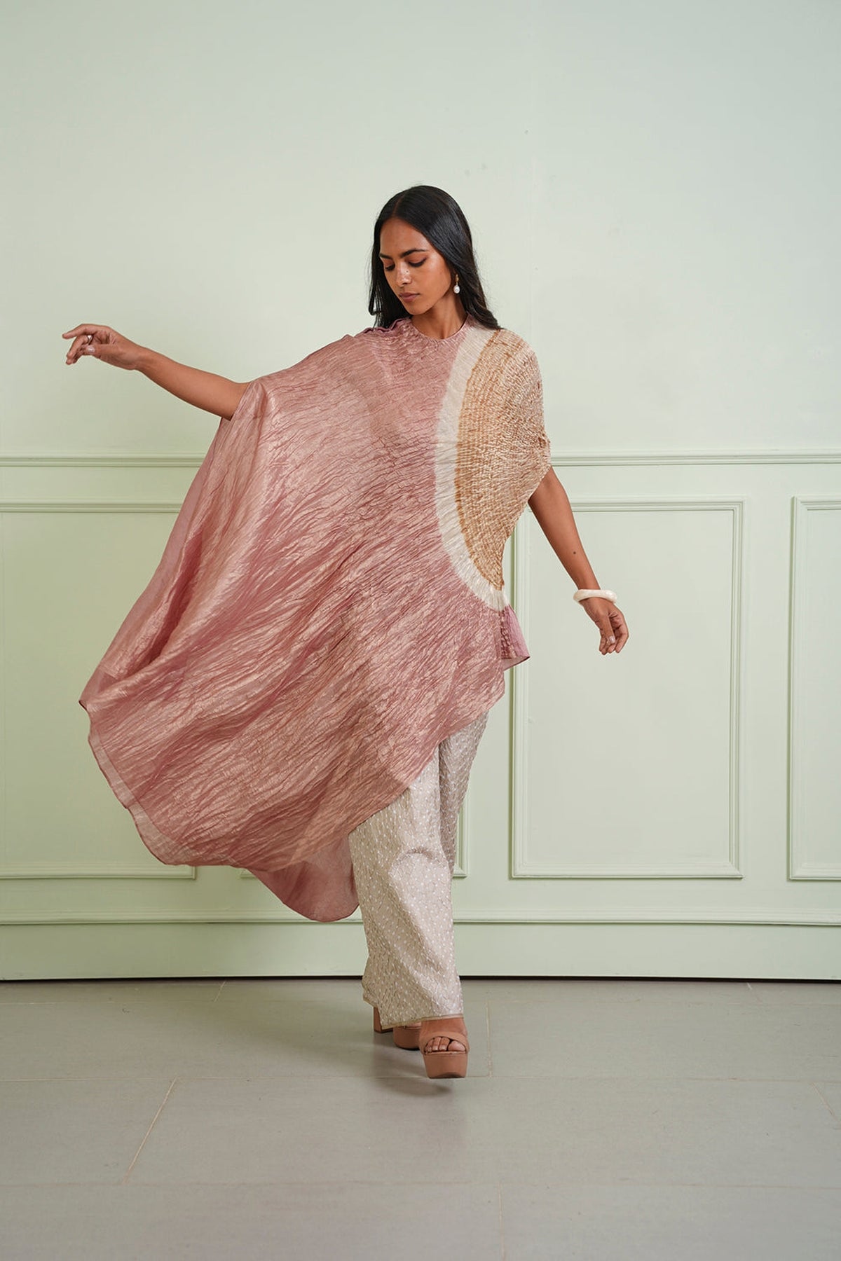 Crushed Bandhani Pants