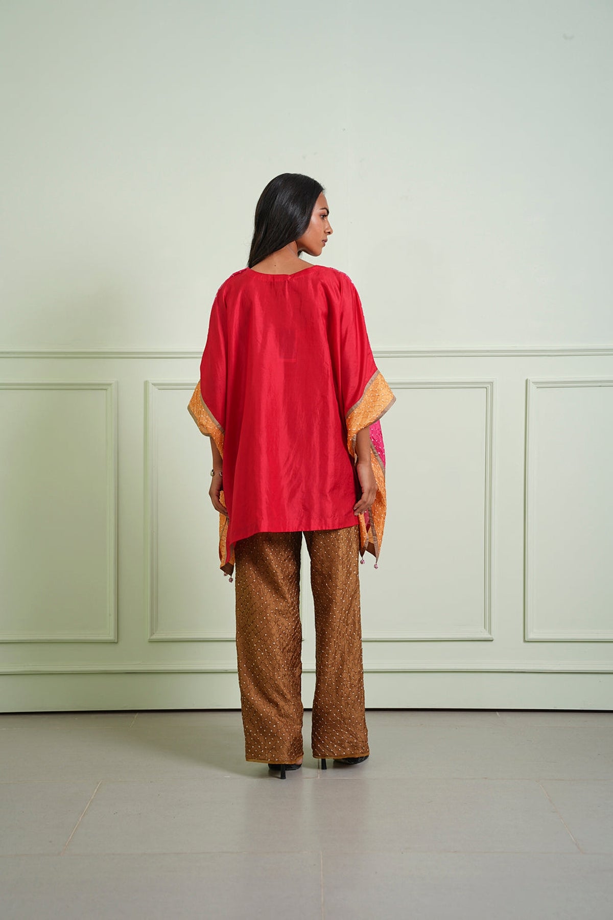 Crushed Bandhani Pants