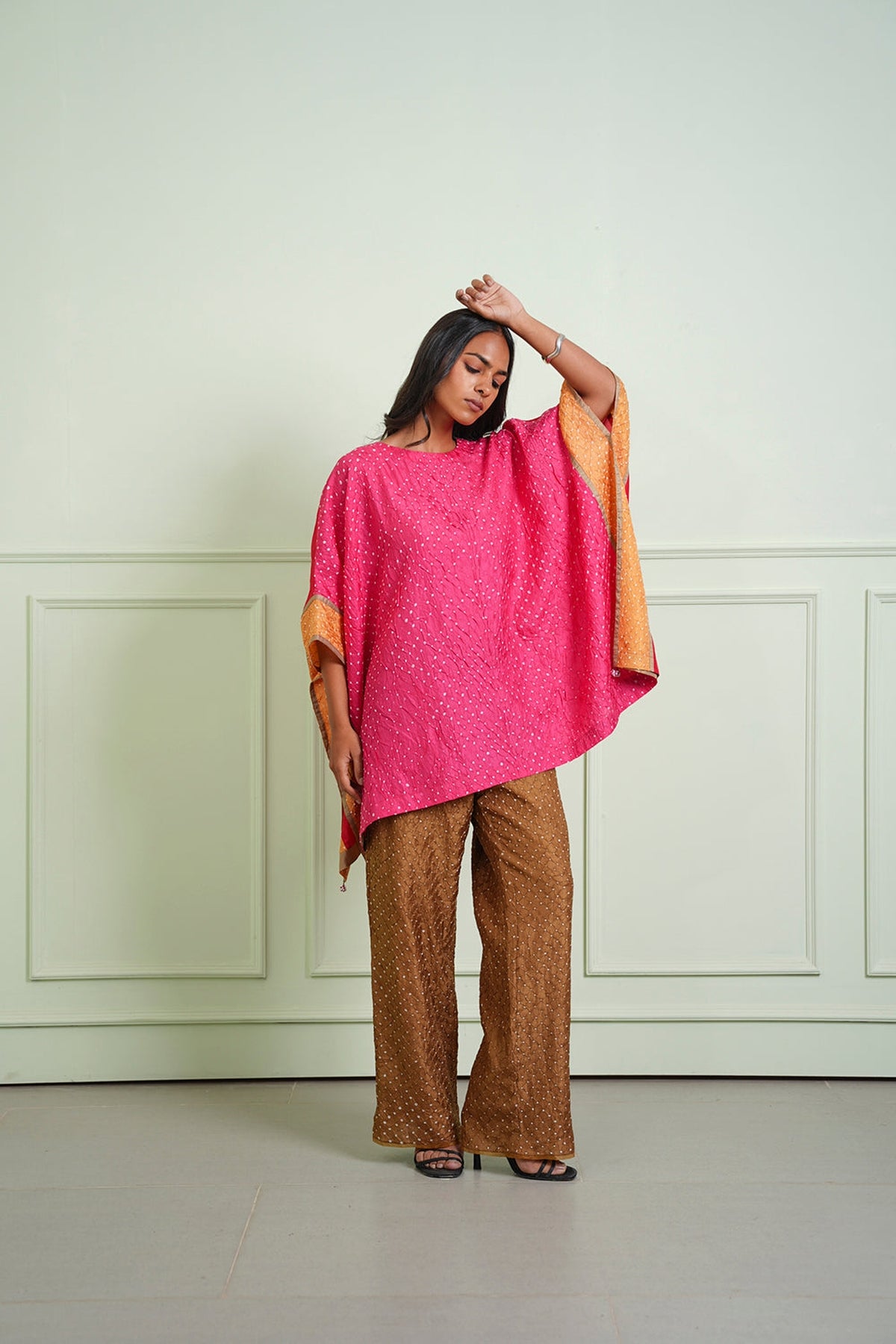 Crushed Bandhani Pants