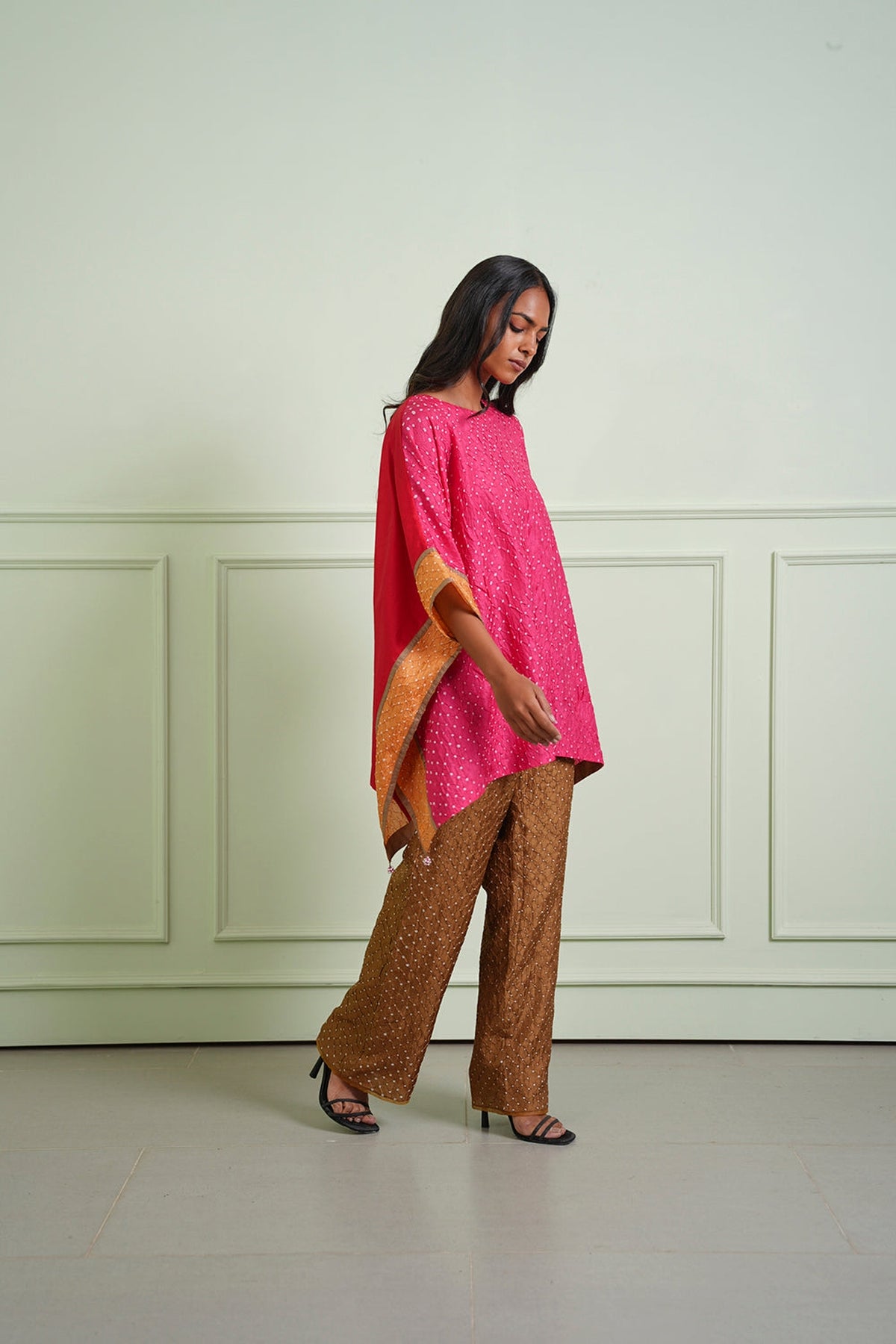 Crushed Bandhani Pants