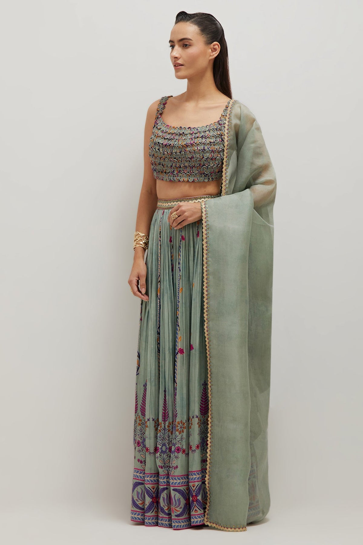 Dori Blouse Lehenga Set