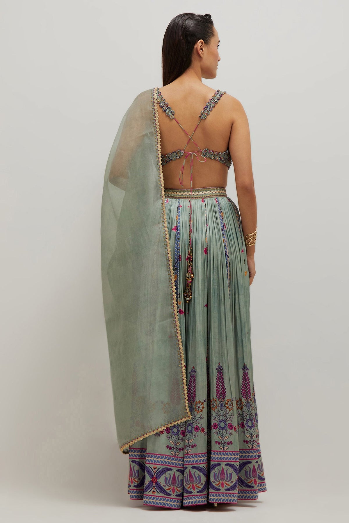 Dori Blouse Lehenga Set