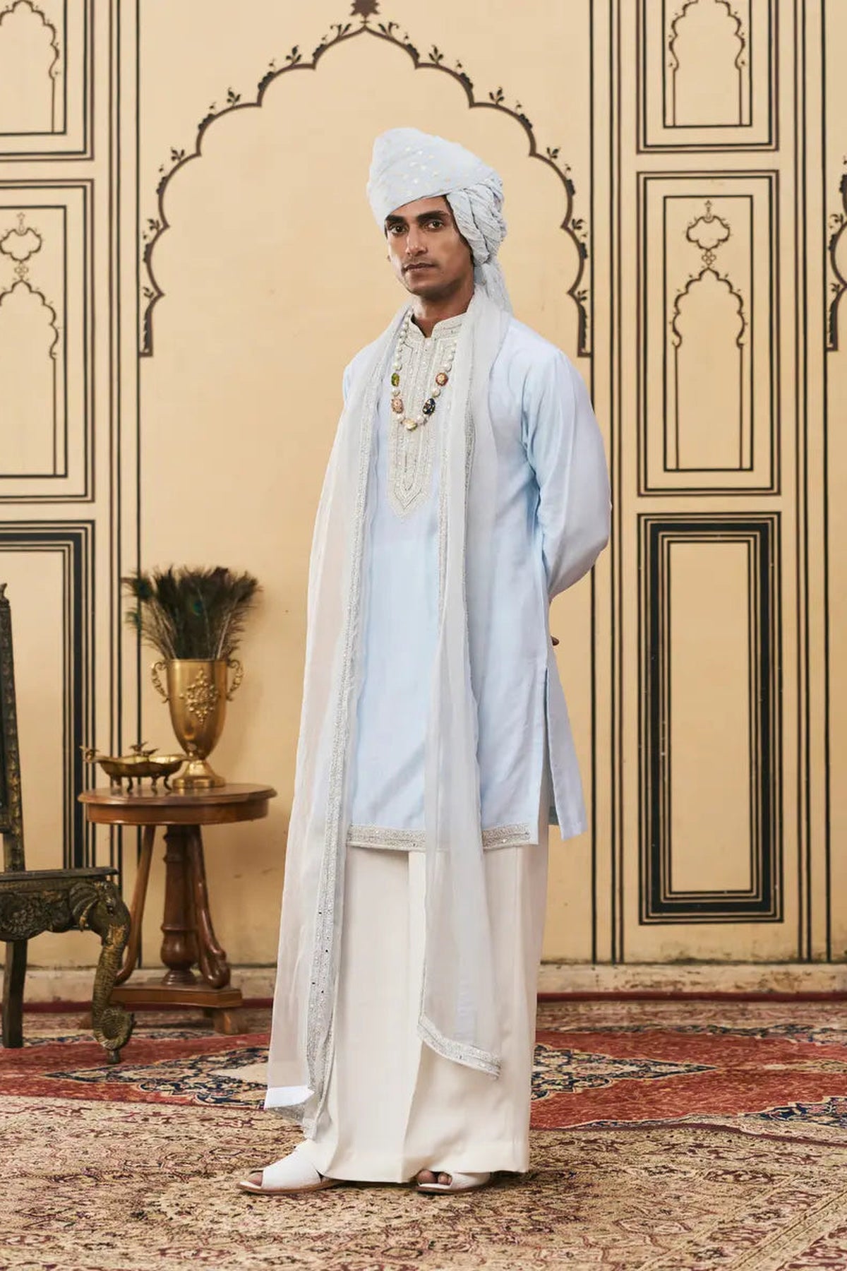 Falsai Chanderi Kurta Set