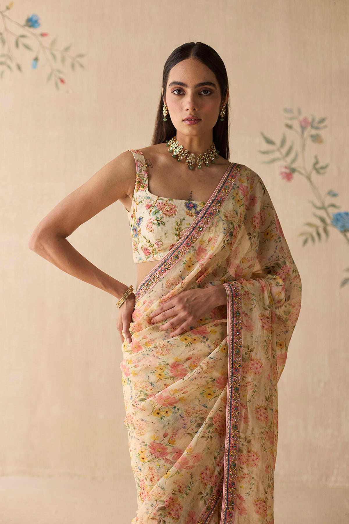 Floral Saree