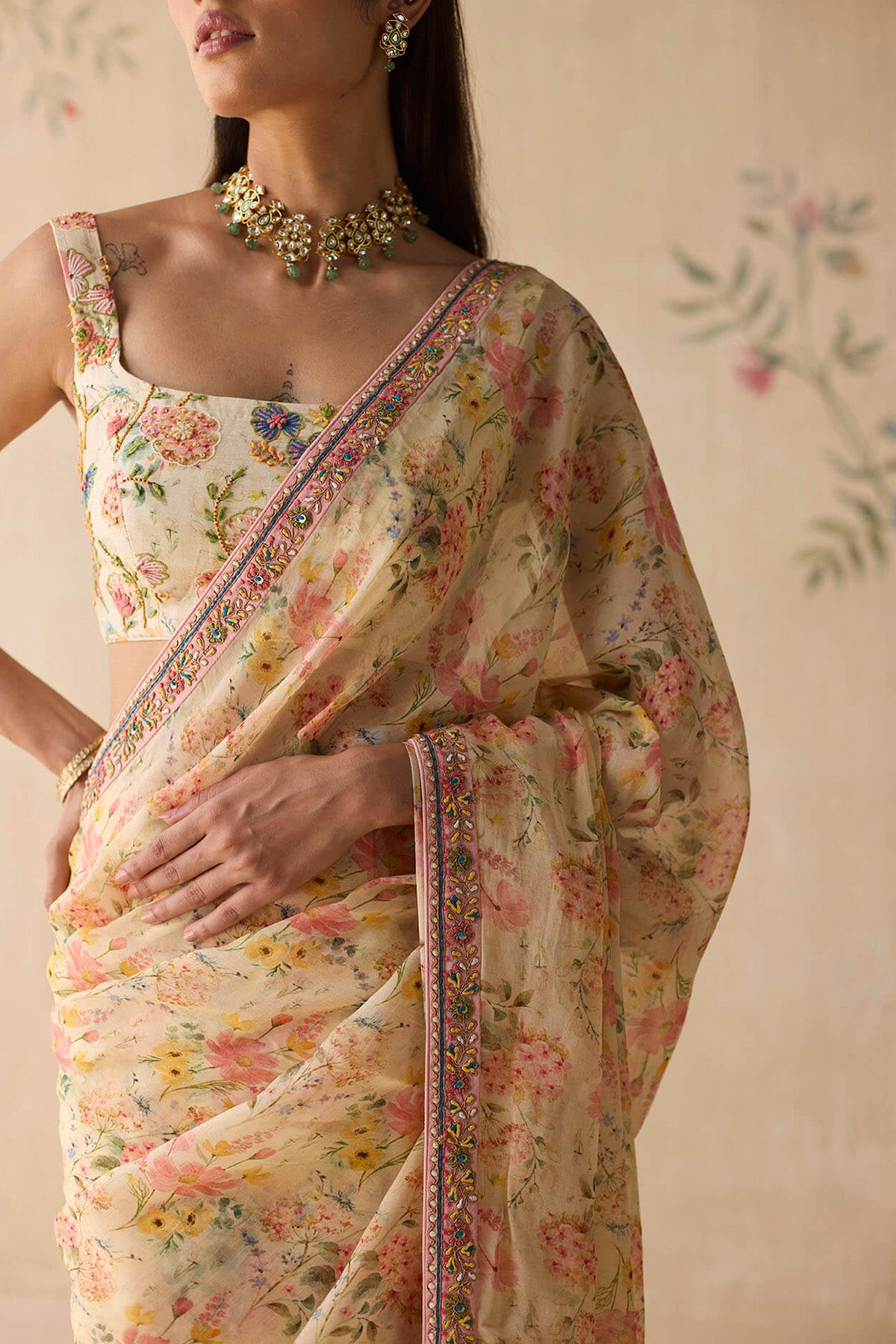 Floral Saree