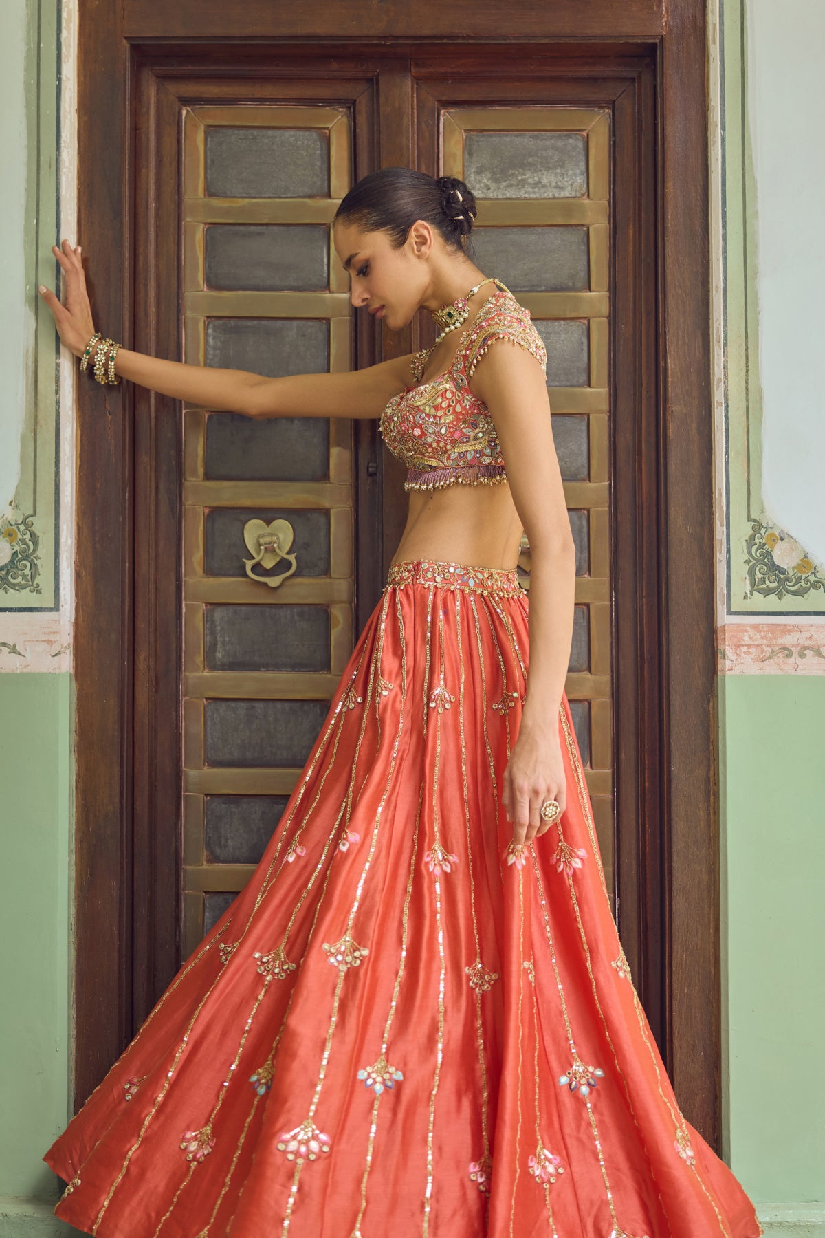 Gerua Lehenga