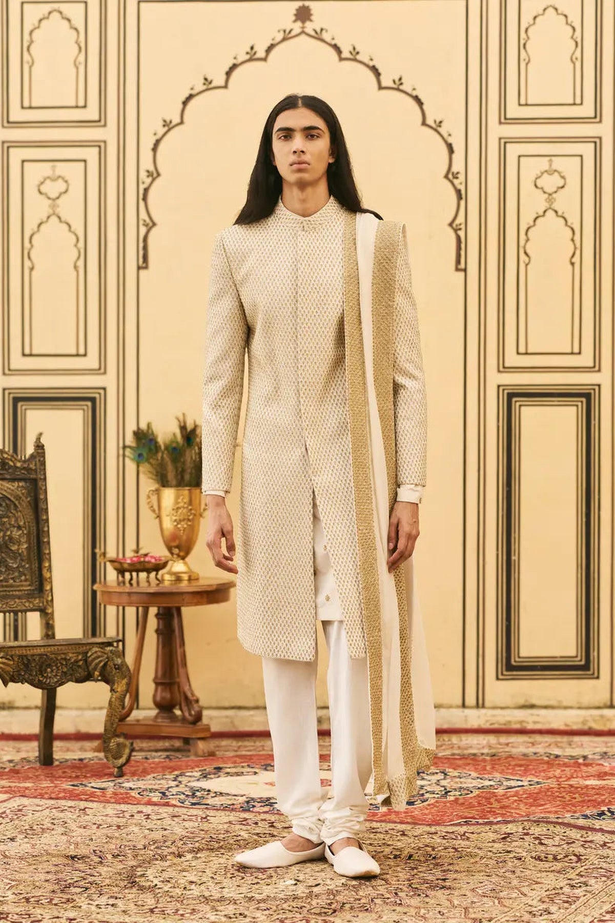 Haimavati Brocade Sherwani Set
