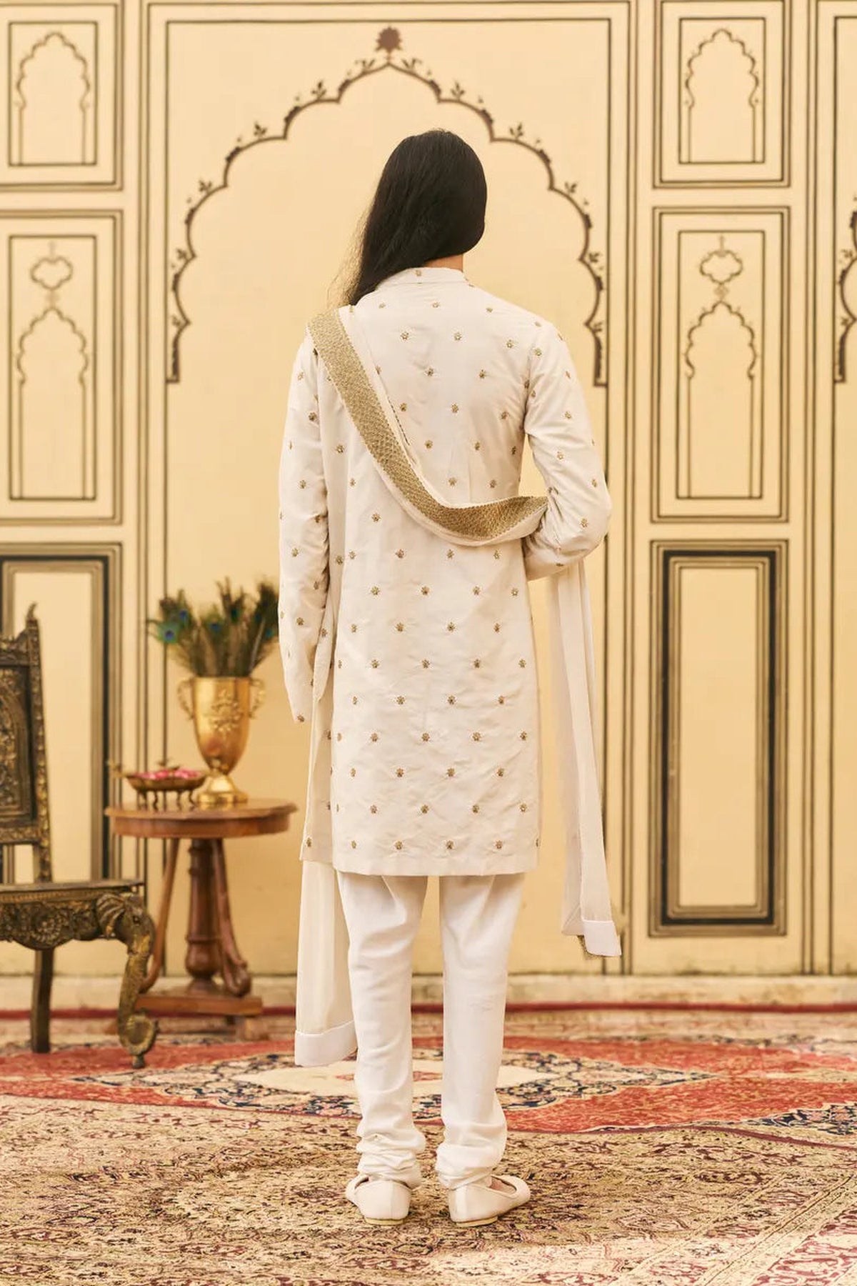 Haimavati Brocade Sherwani Set