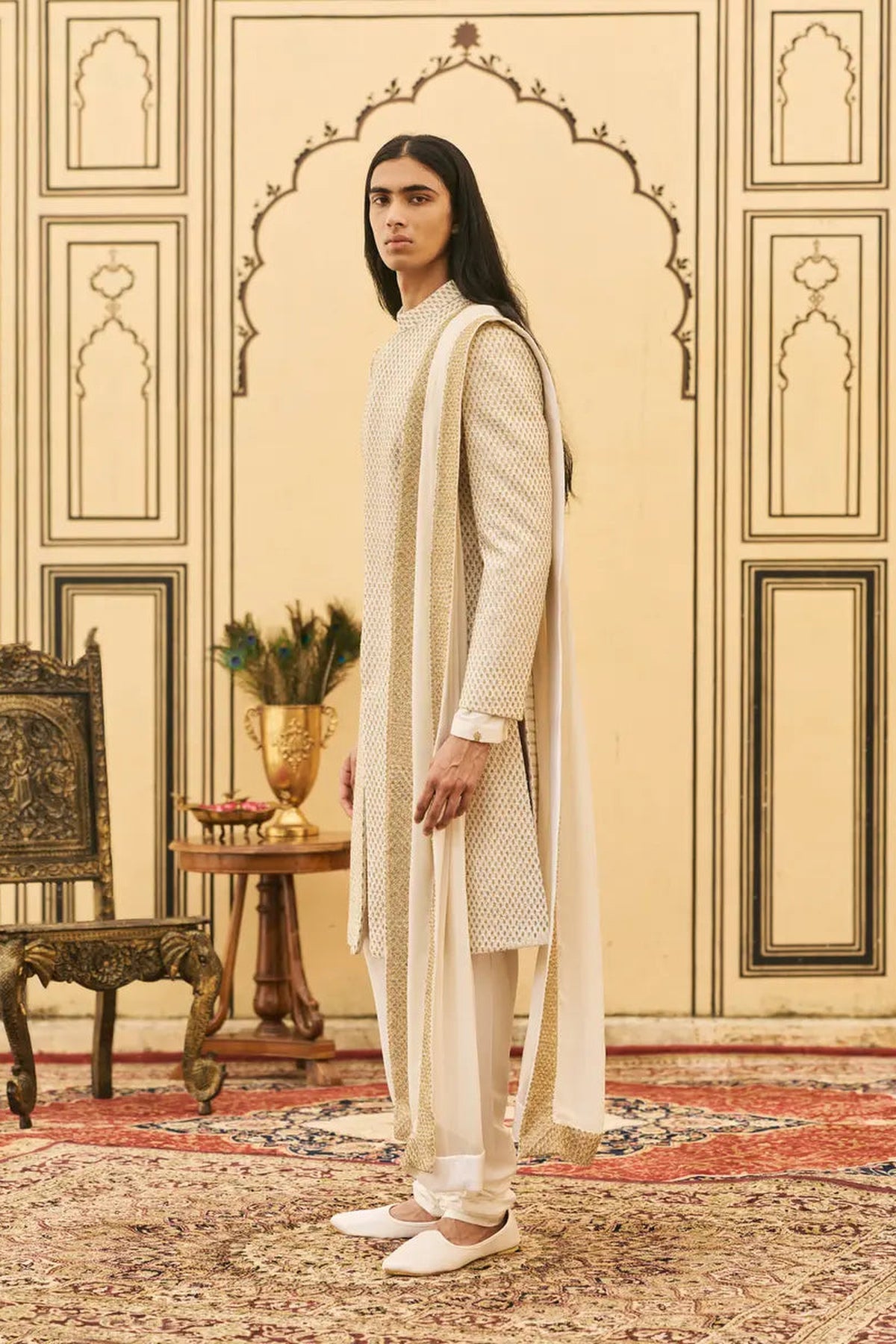 Haimavati Brocade Sherwani Set