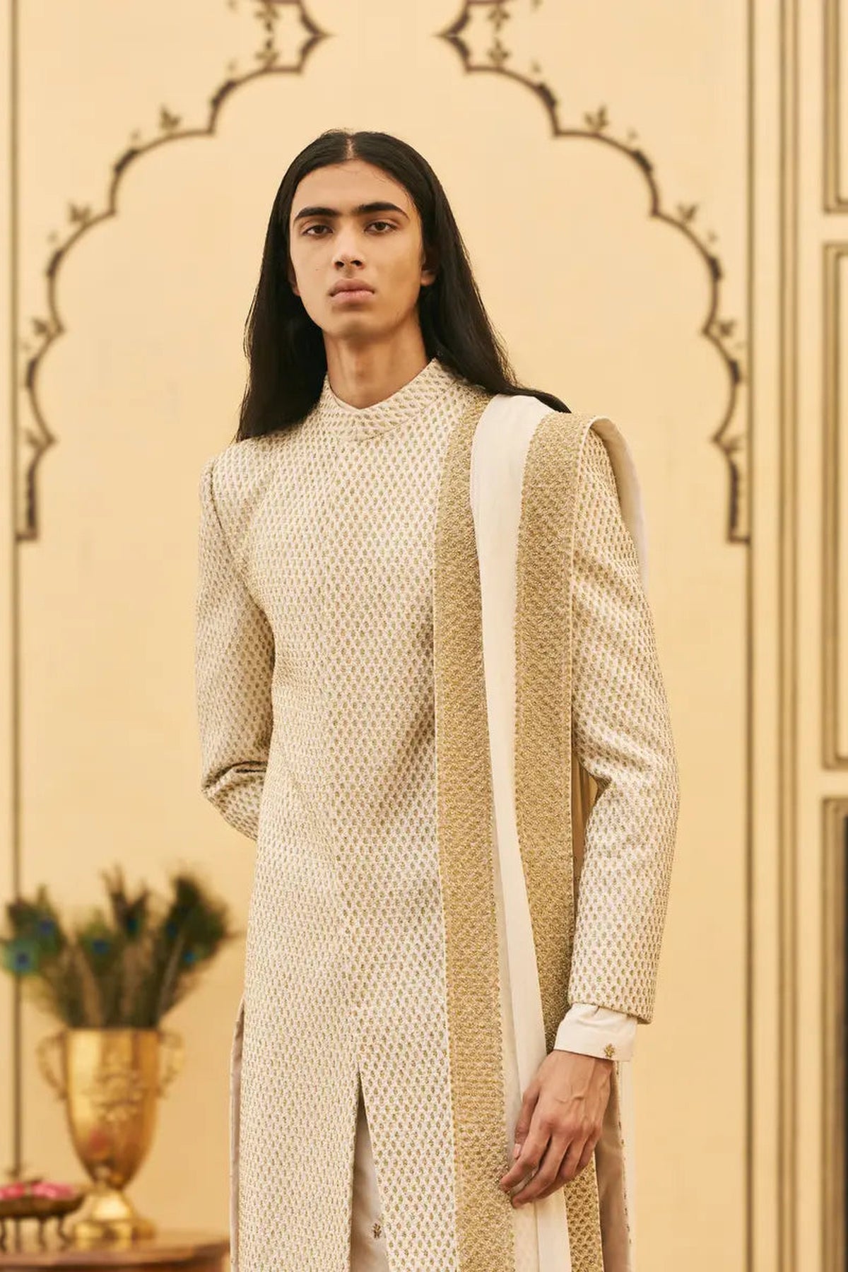 Haimavati Brocade Sherwani Set