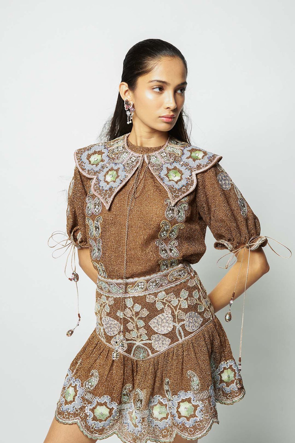 Interaurea - Bronze Mesh Set
