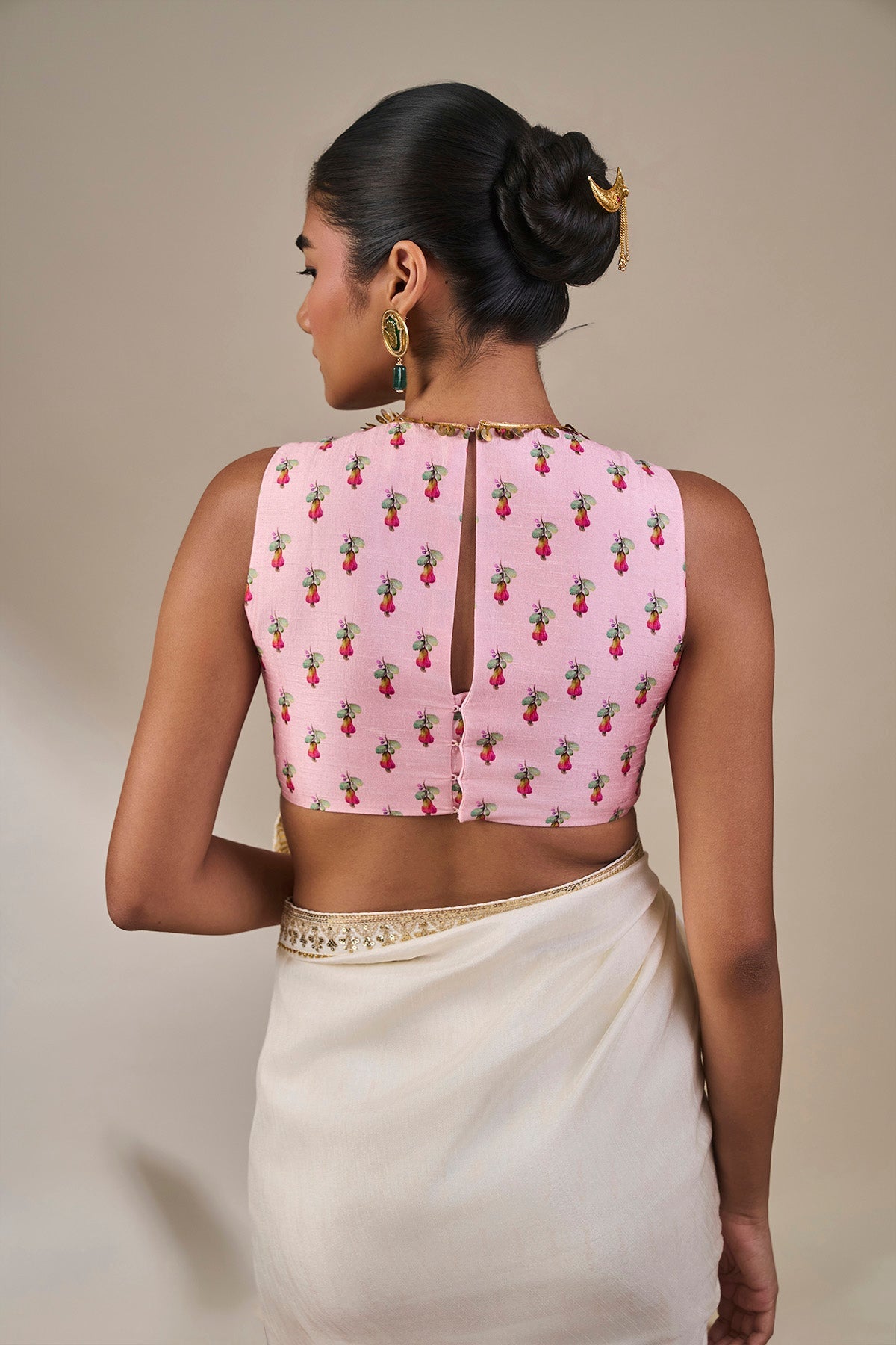 Ivory Darbaar Saree