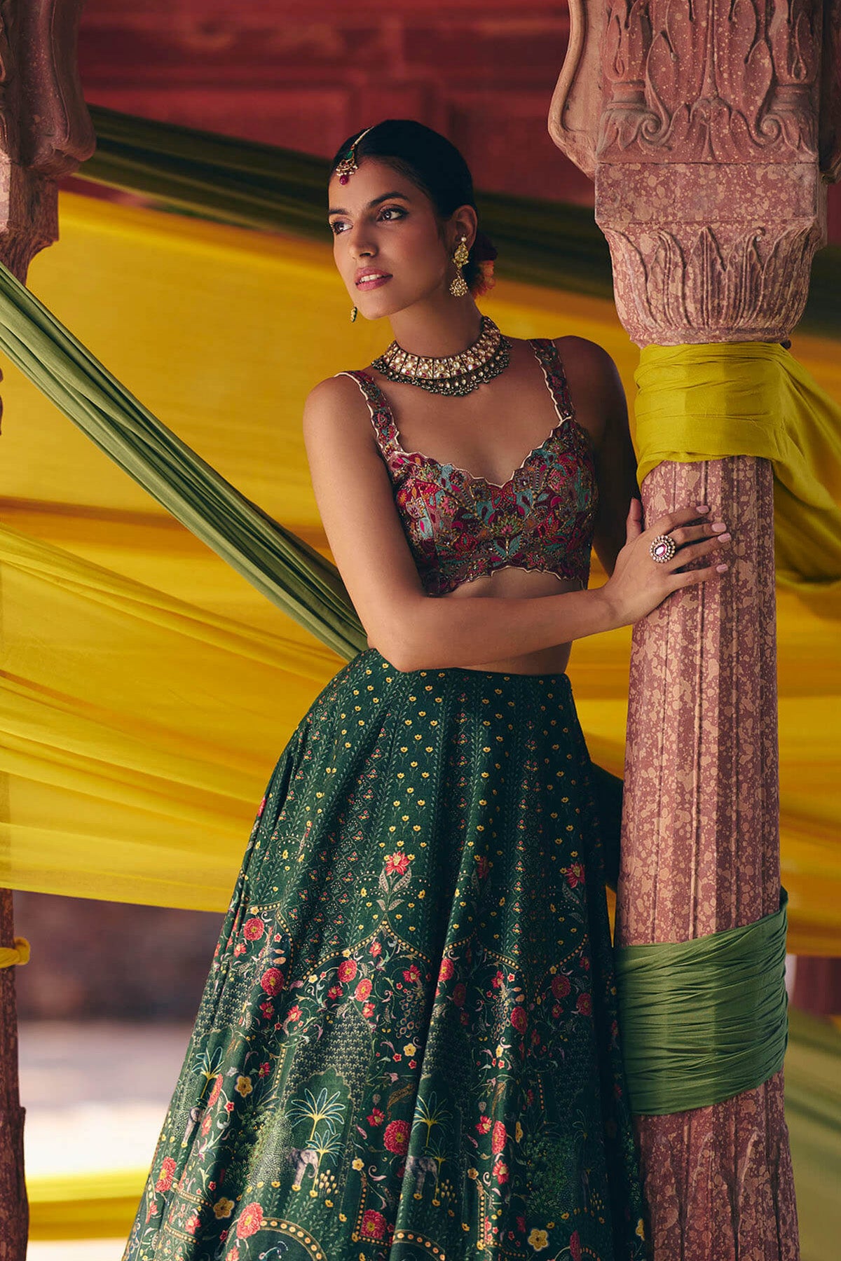 Jade Lehenga