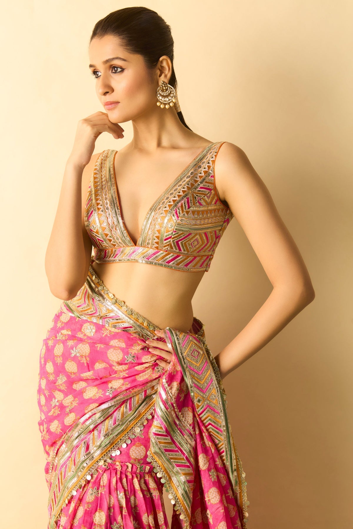 Jasleen Saree Set