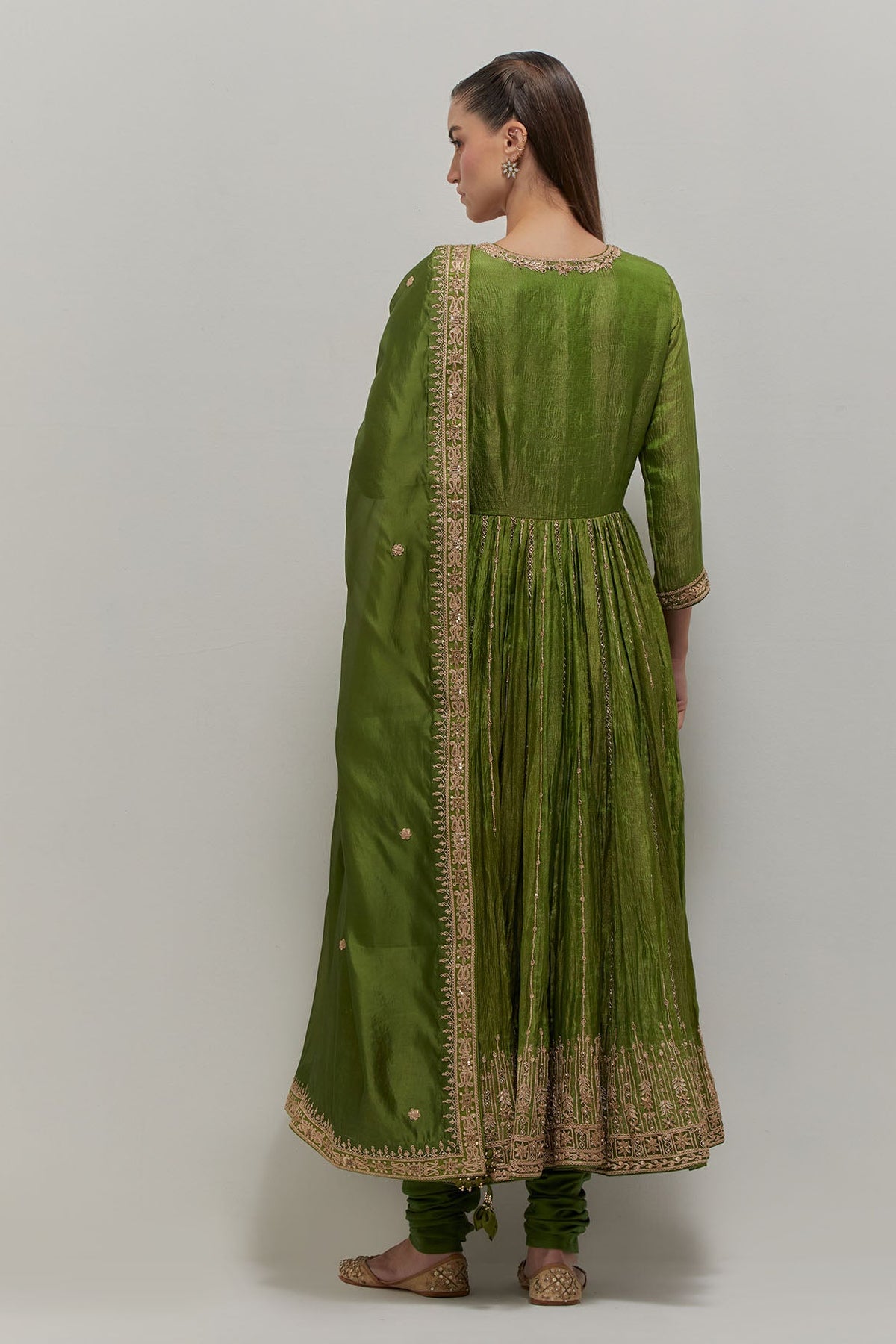 Kacha Aam Anarkali Set