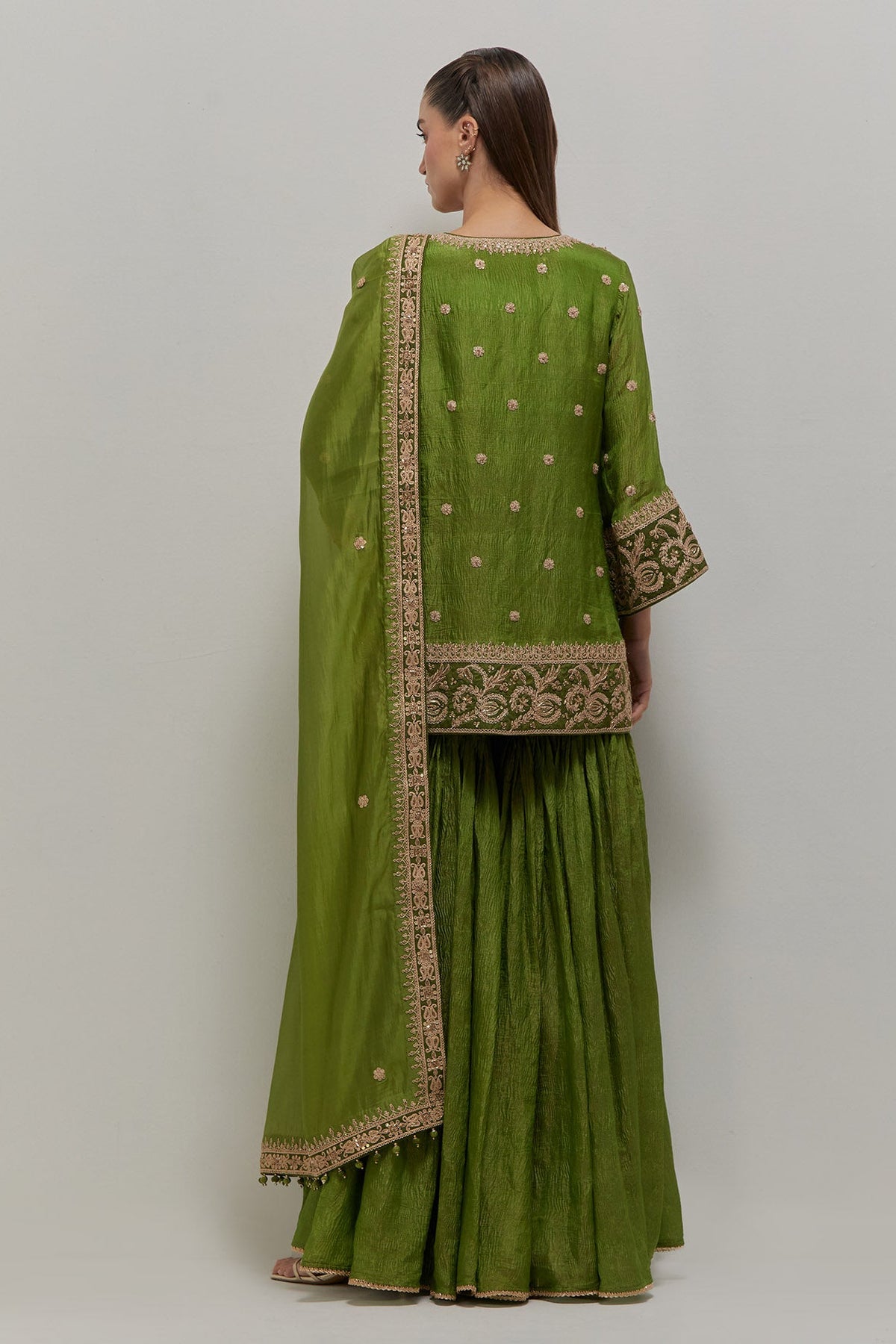Kacha Aam Gharara Set