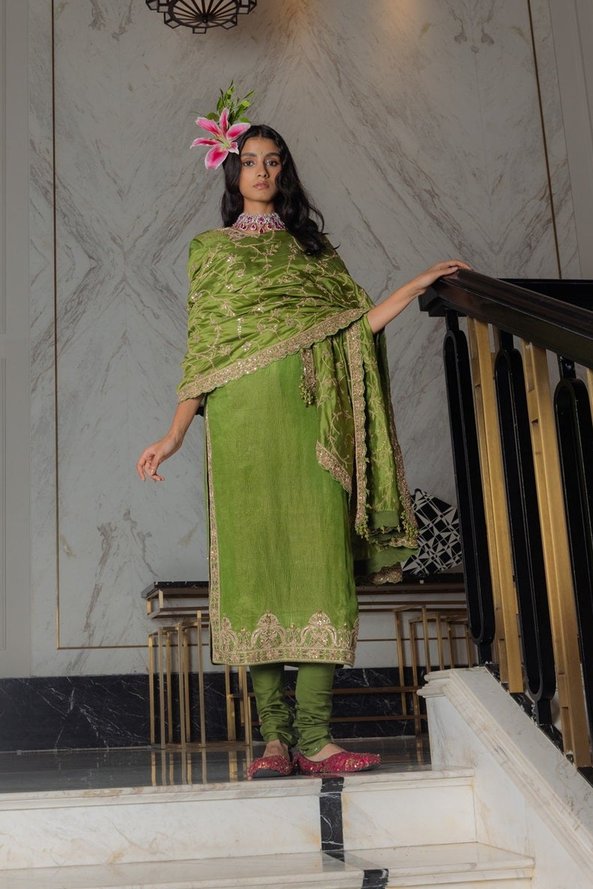 Kachha Aam Kurta set