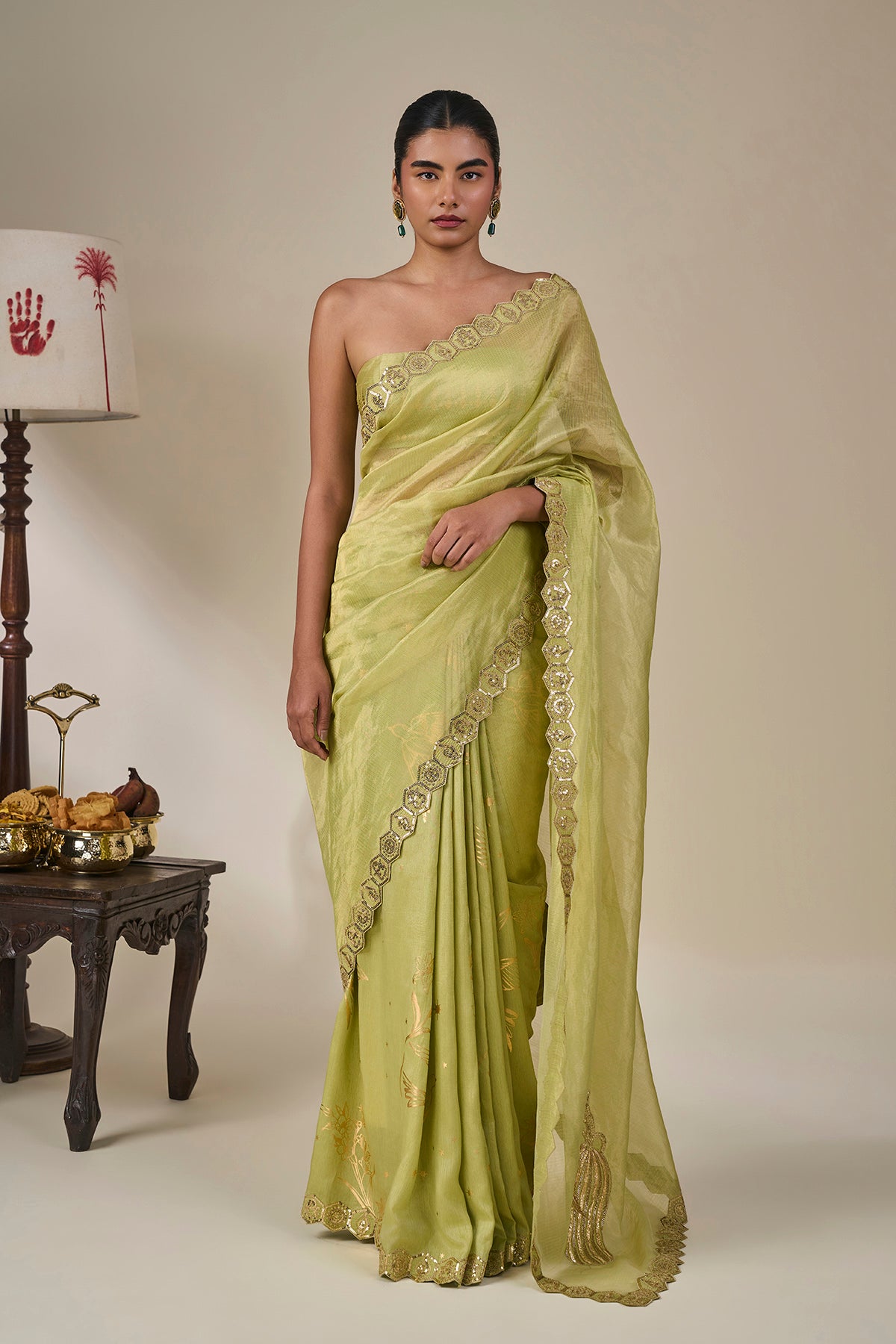 Kachi Keri Cosmic Birdsong Saree