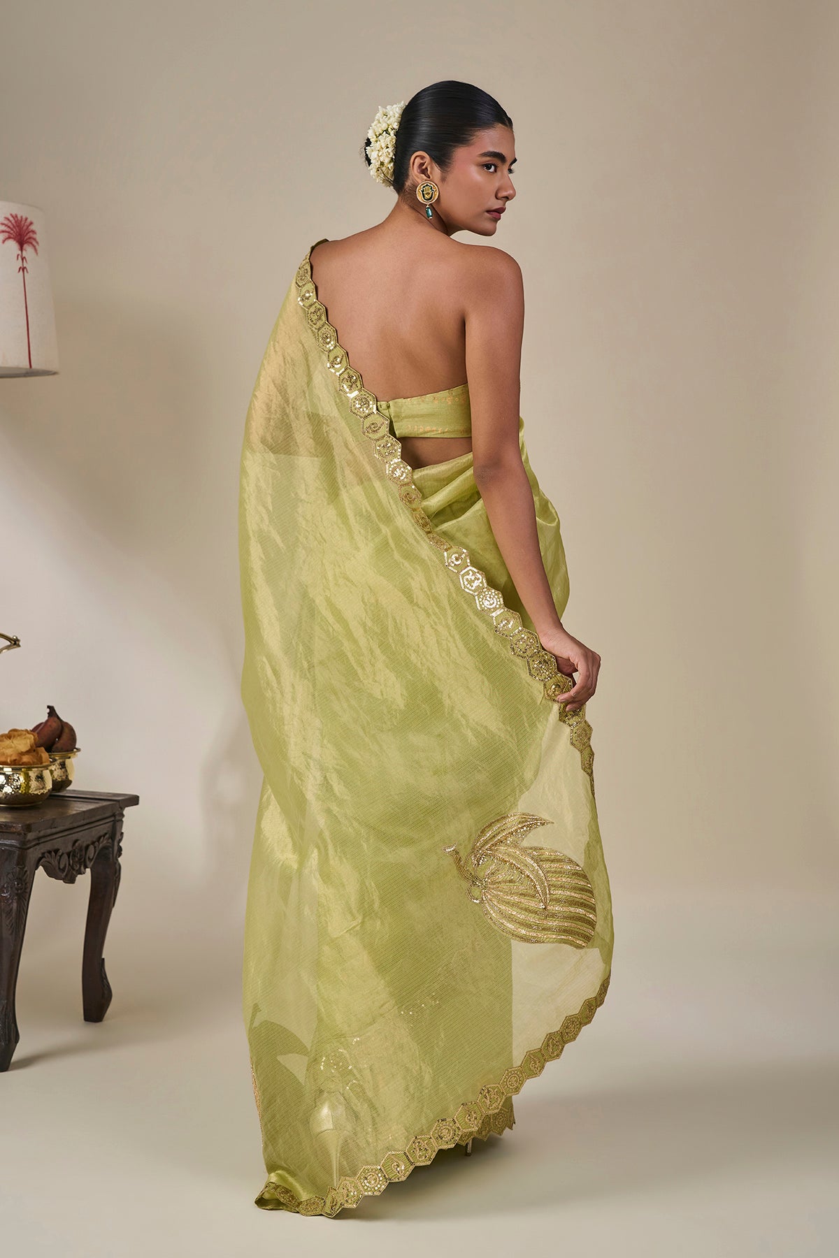 Kachi Keri Cosmic Birdsong Saree