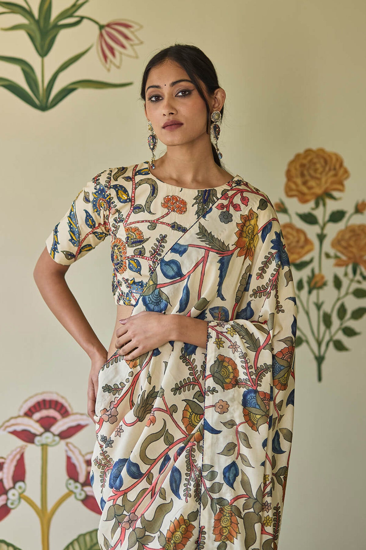 Kalamkari Saree