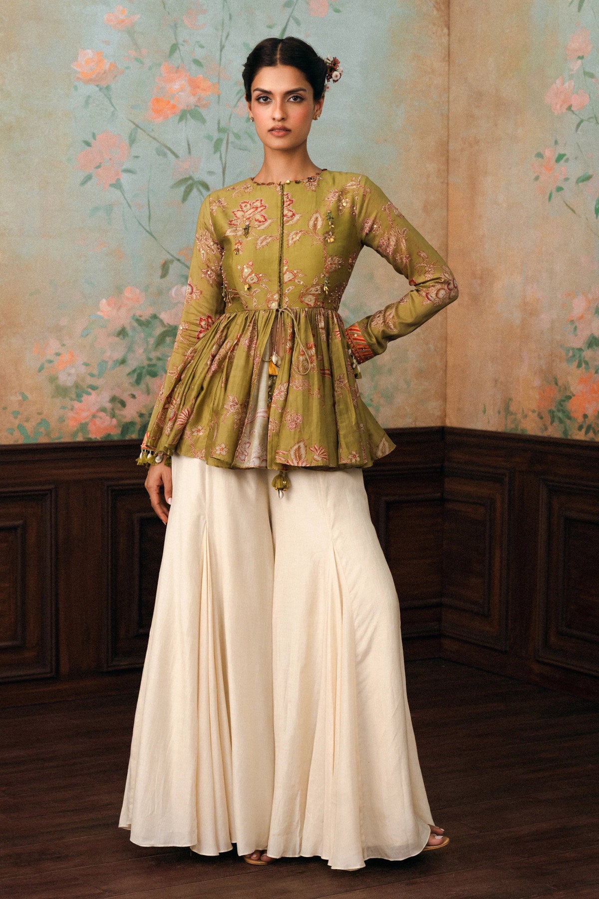 Keira peplum set