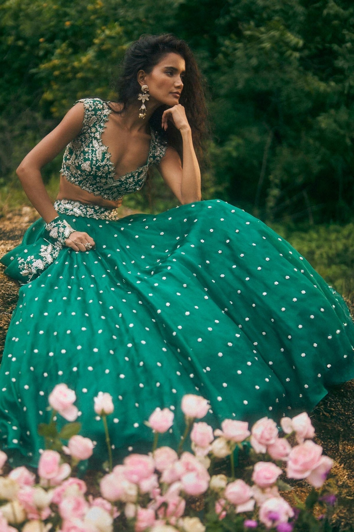 Khwabeeda Chita Pico Skirt Set