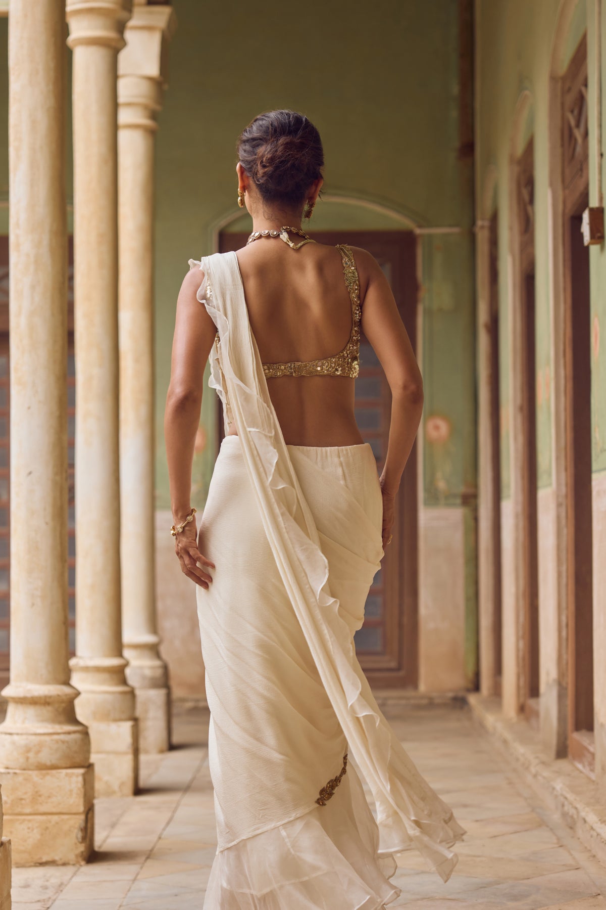 Khwahish Ruffle Saree