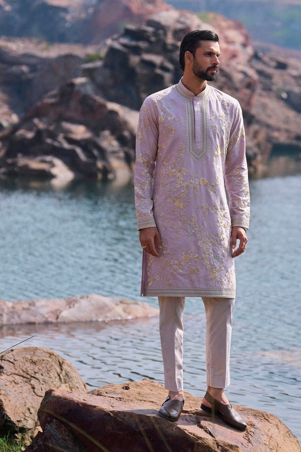 Lilac Kurta Set