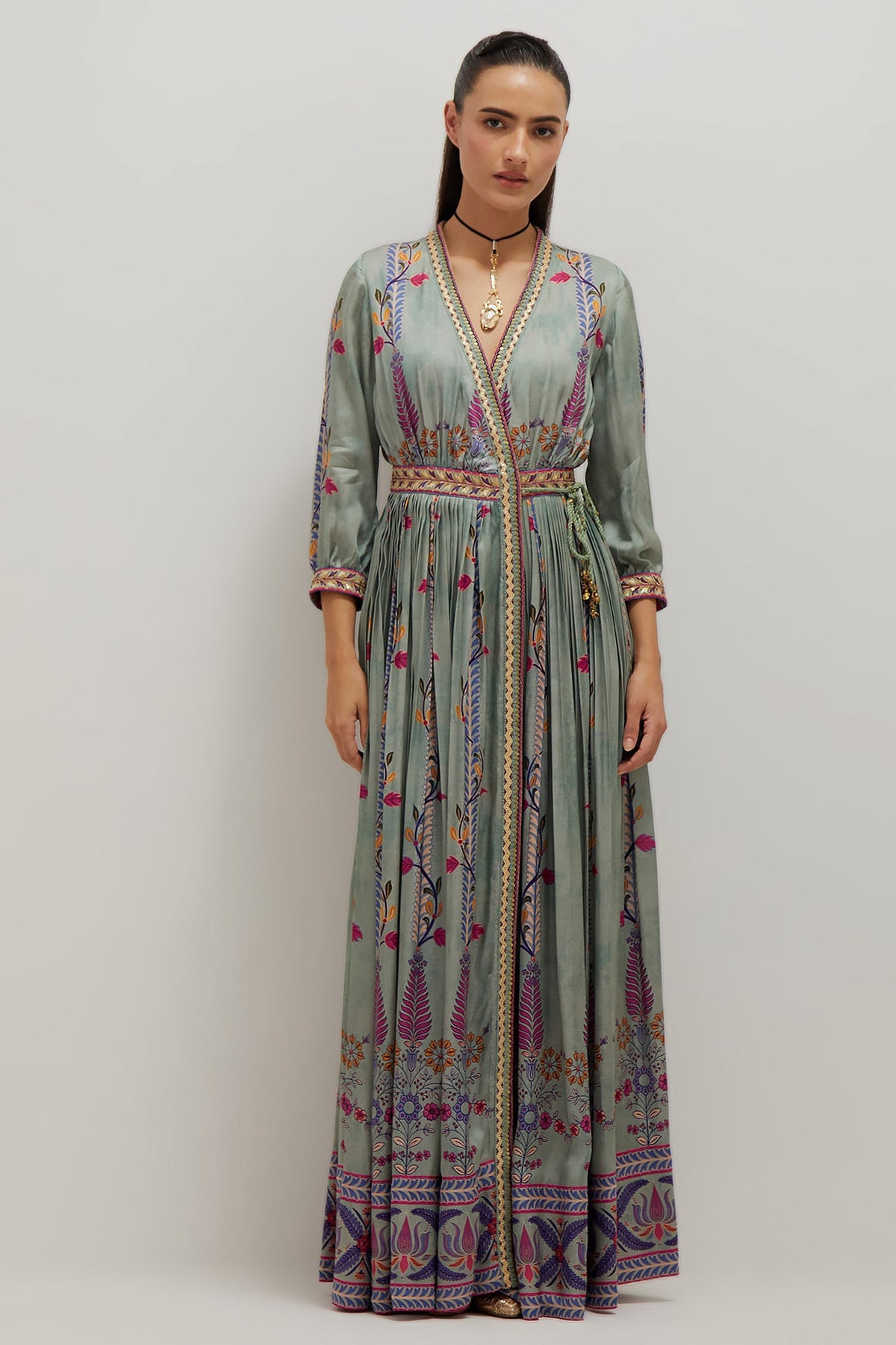 Long Wrap Dress