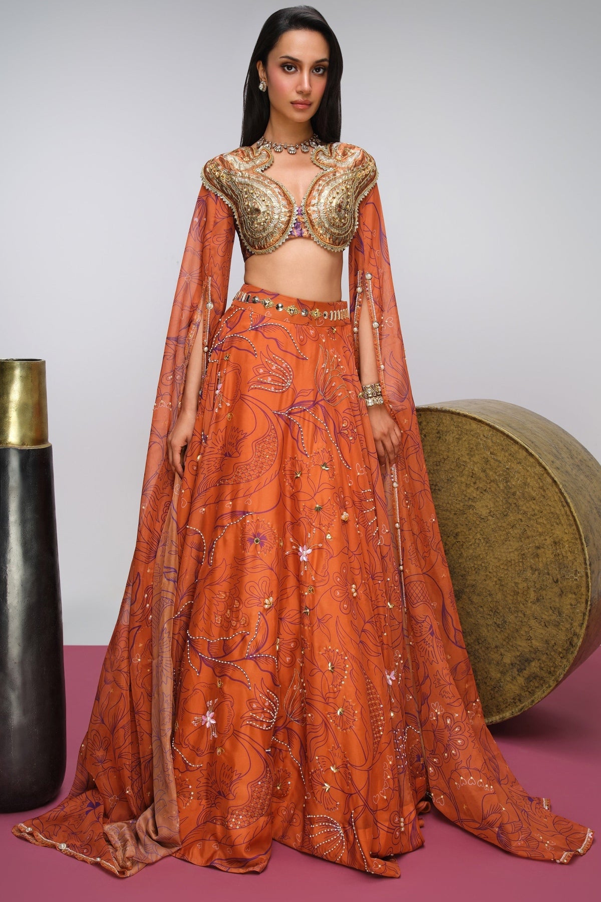 MAJESTIC DAWN - Full Lehenga Set