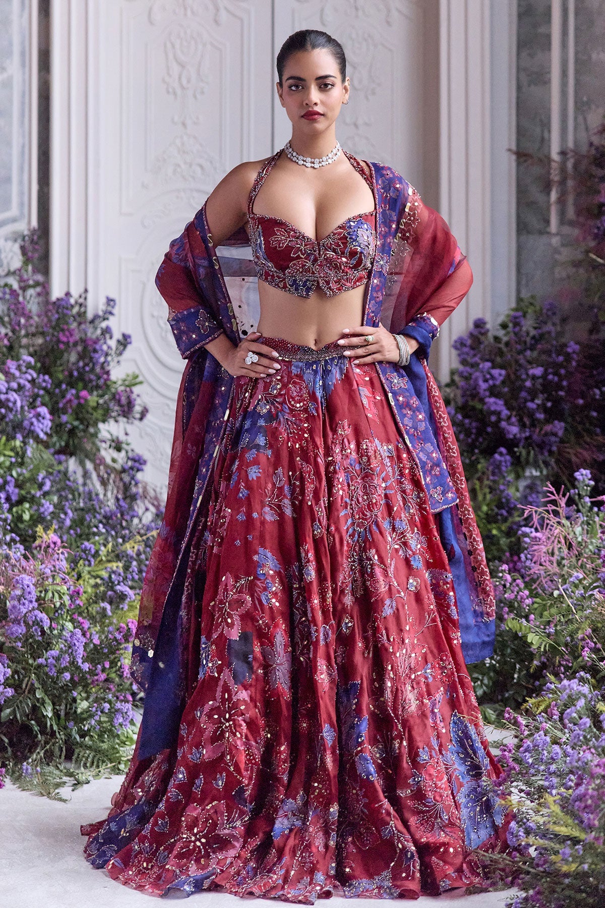 Manushi Chhillar in Titli Lehenga