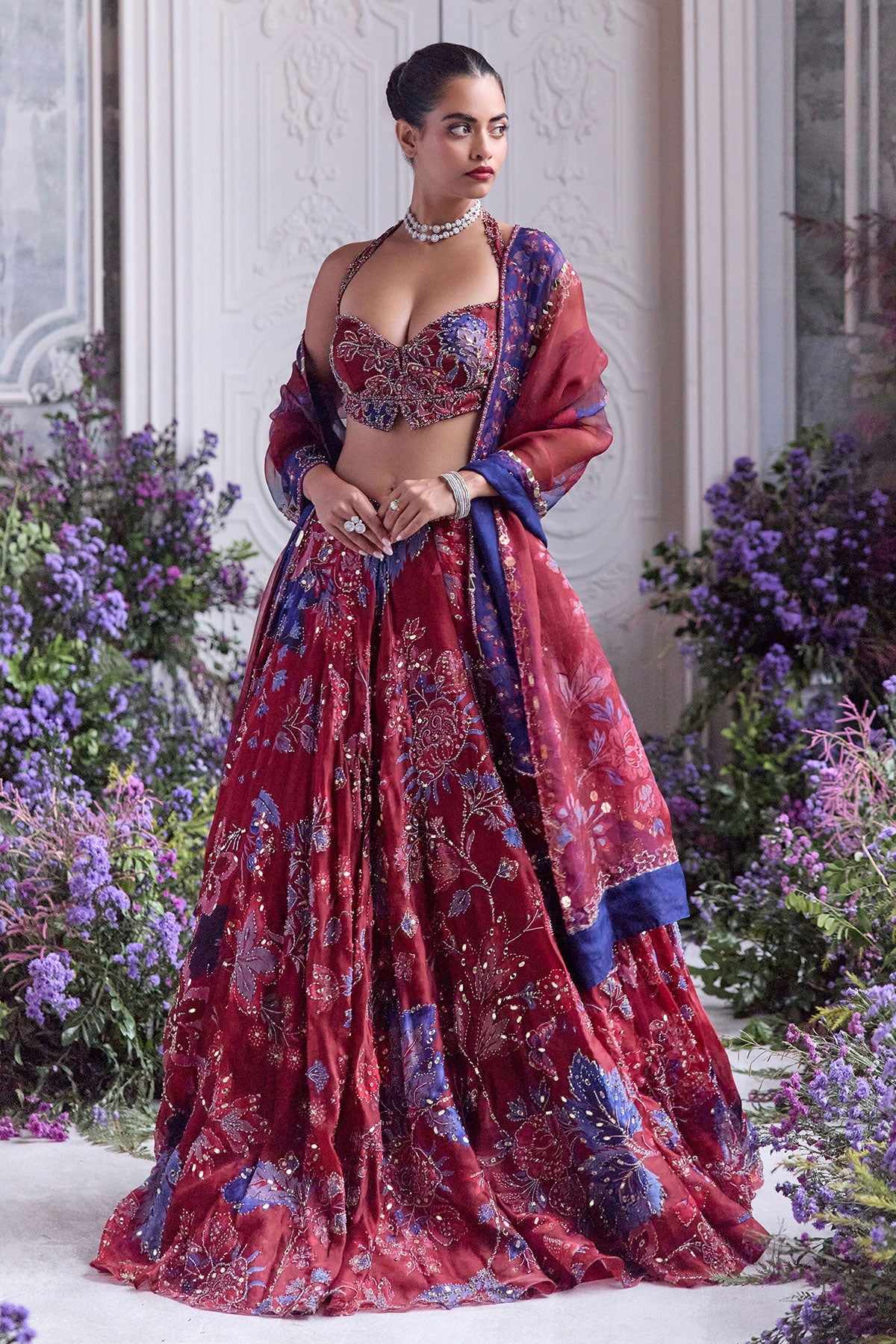 Manushi Chhillar in Titli Lehenga