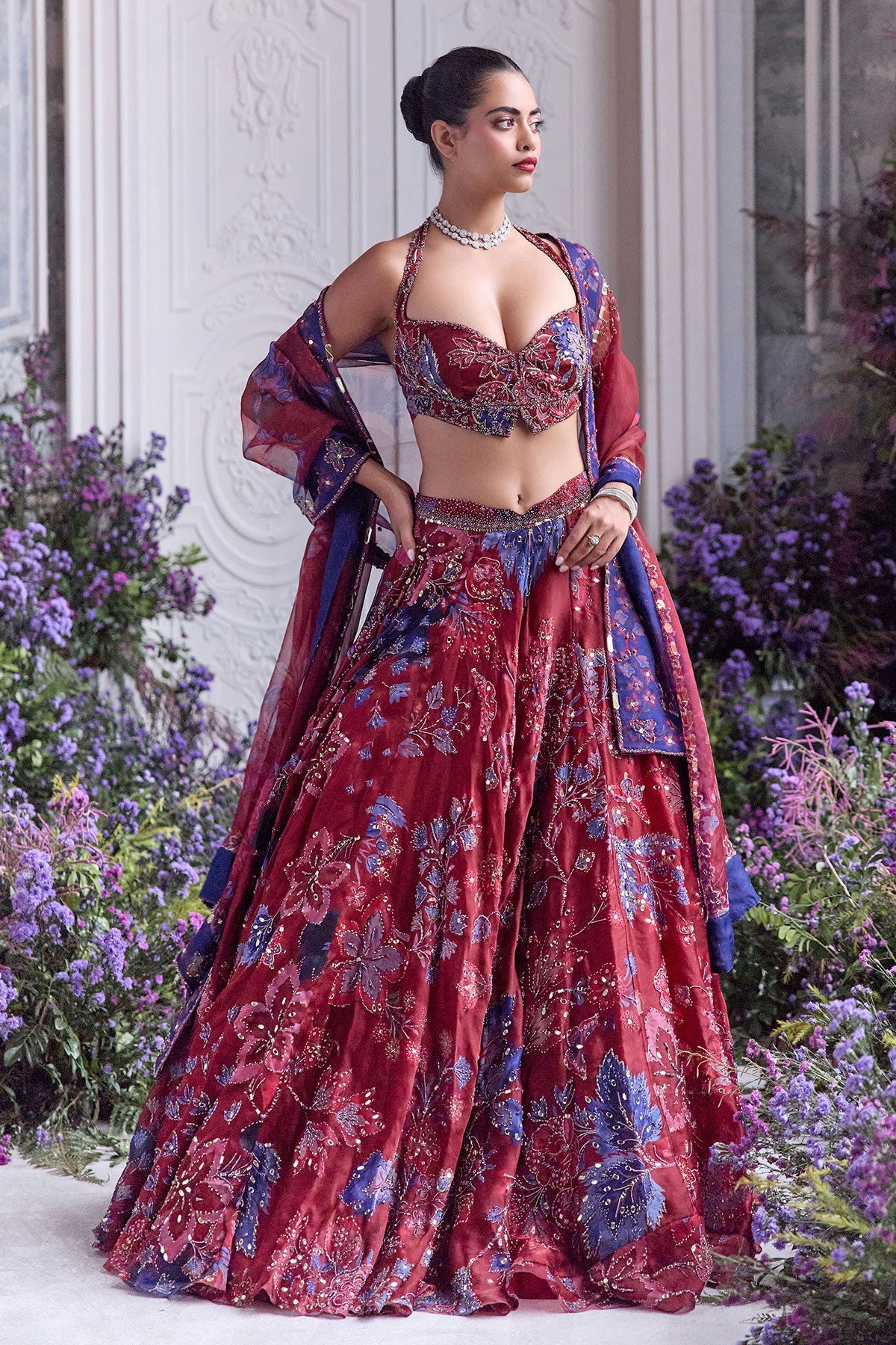 Manushi Chhillar in Titli Lehenga