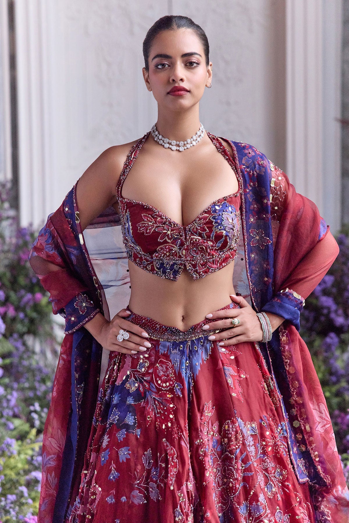 Manushi Chhillar in Titli Lehenga