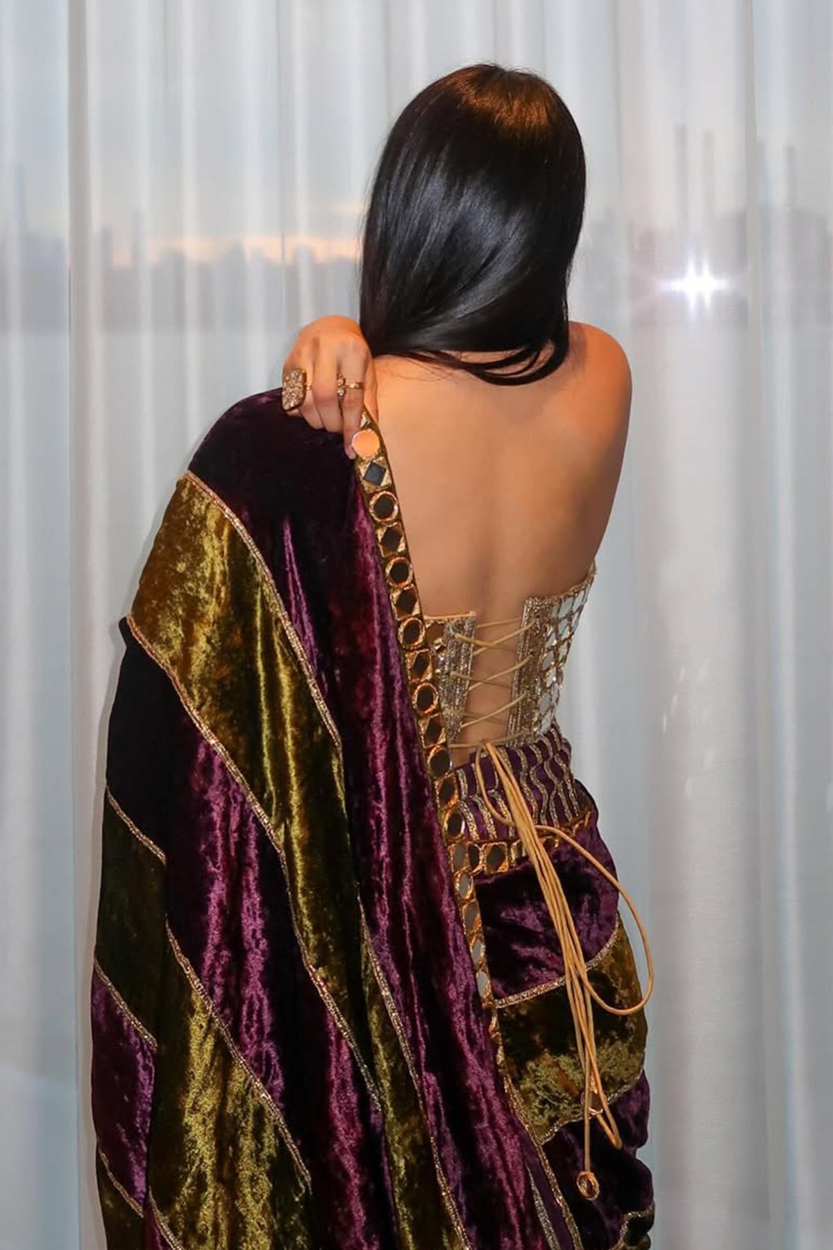 Jully Patel in Jahan-e-ishq Saree