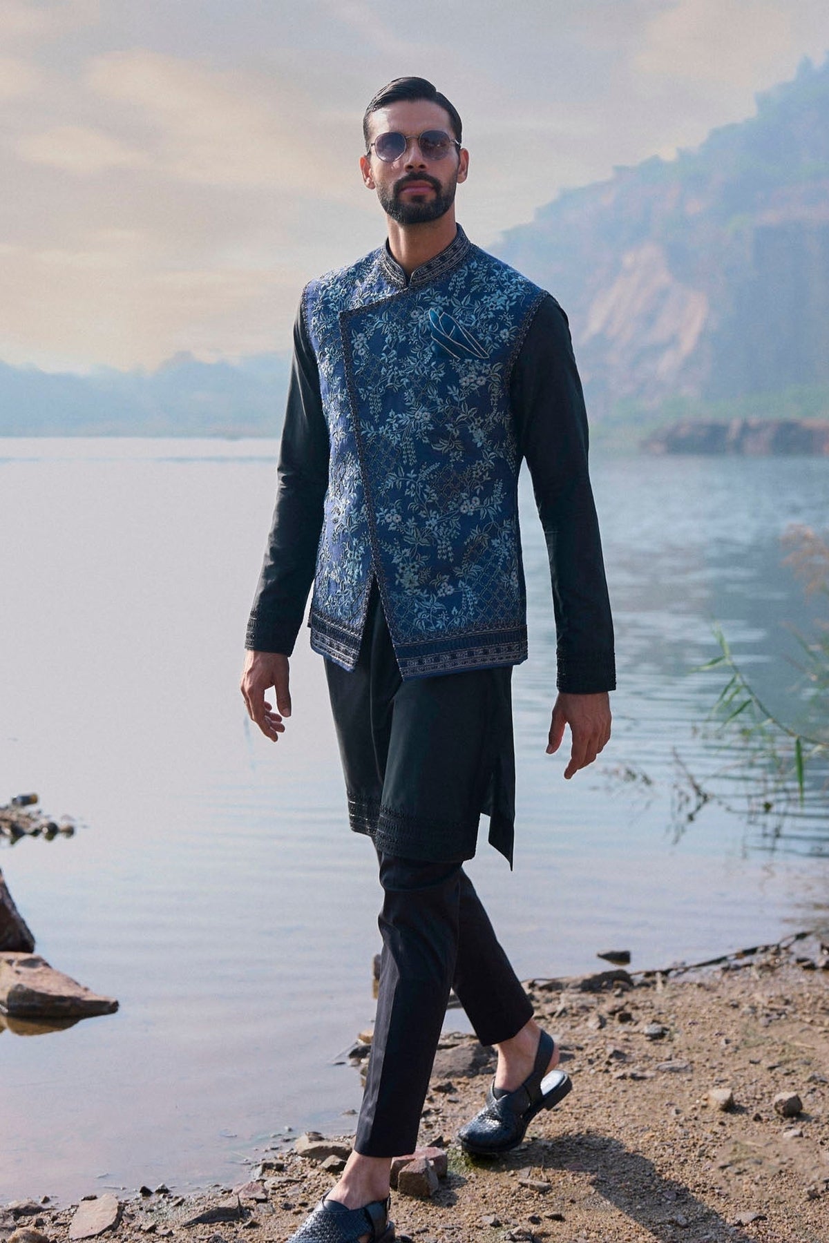 Midnight Blue Bandi Set