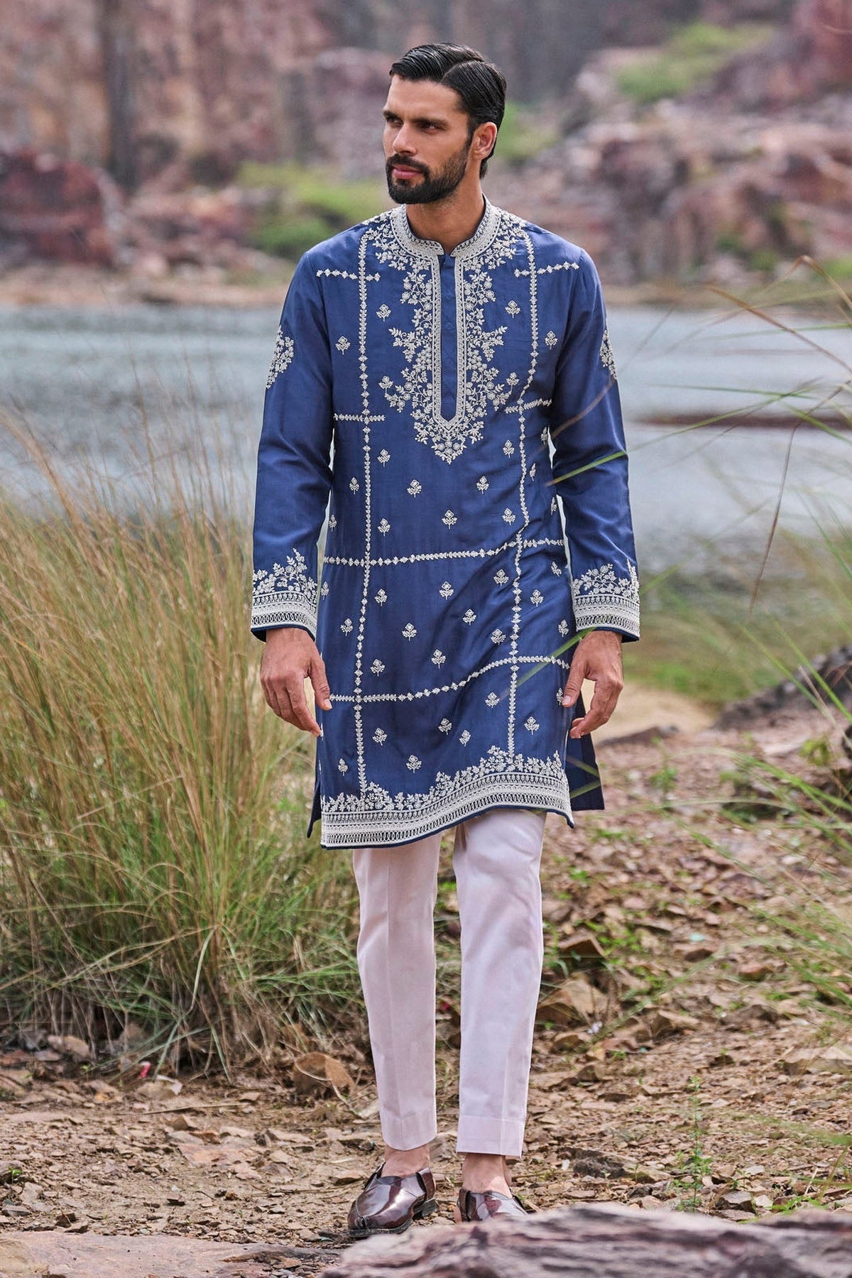 Midnight Blue Kurta Set