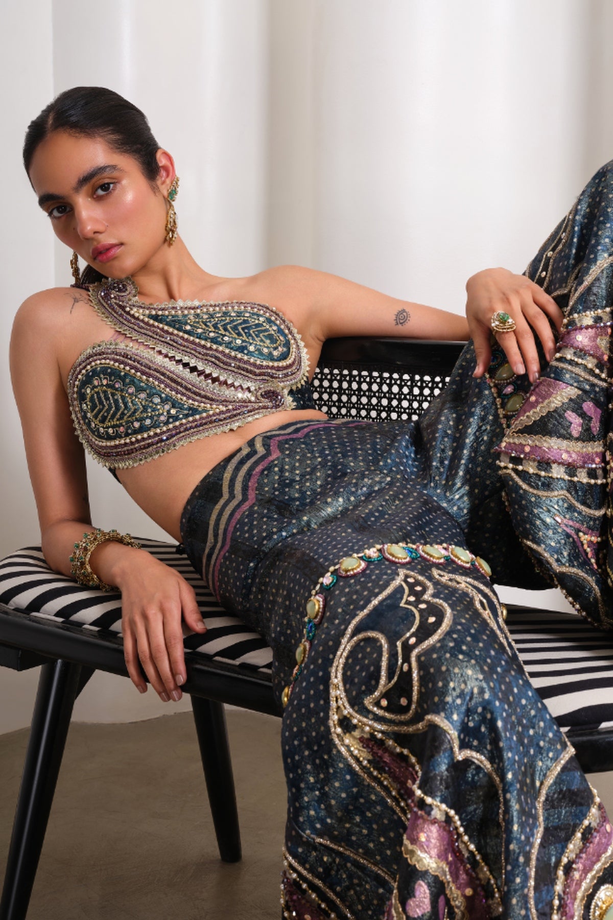 Midnight Paisley Muse - Blouse