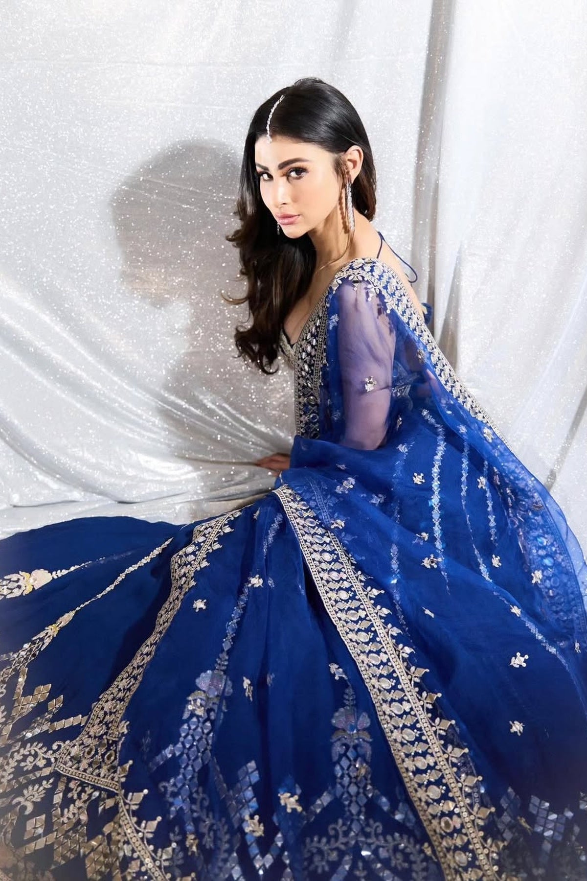 Mouni Roy in Isya Lehenga Set