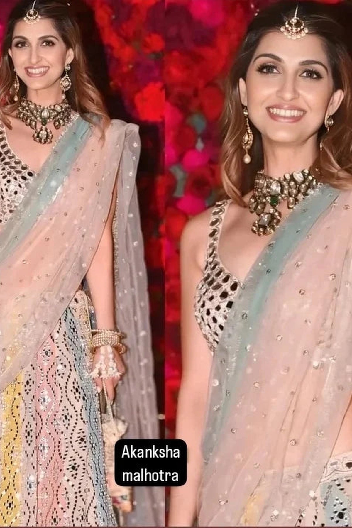 Mrunal Thakur in Ranjeeta Lehenga set