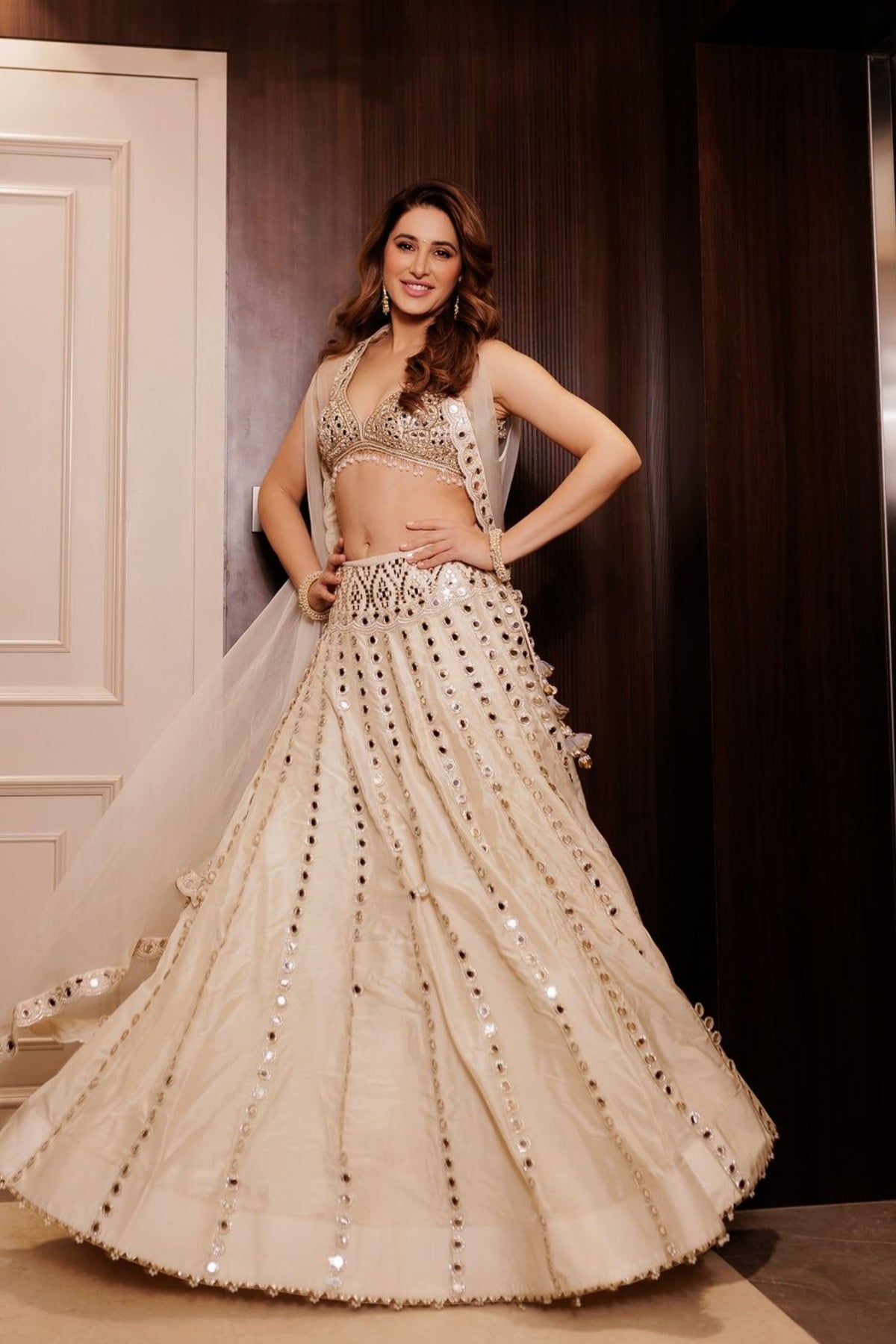 Shravani Lehenga Set-Nargis Fakri