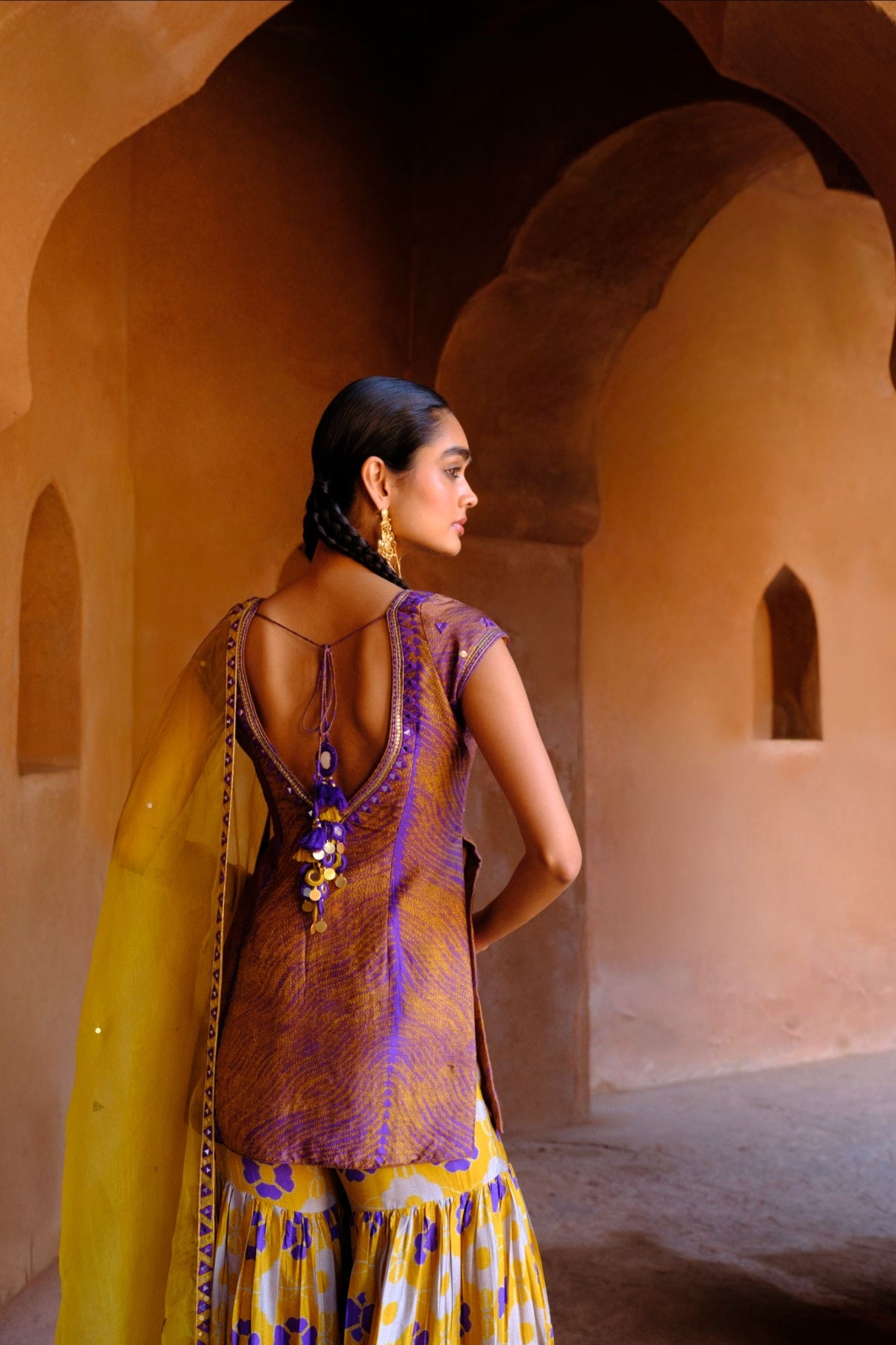 Navya sharara set