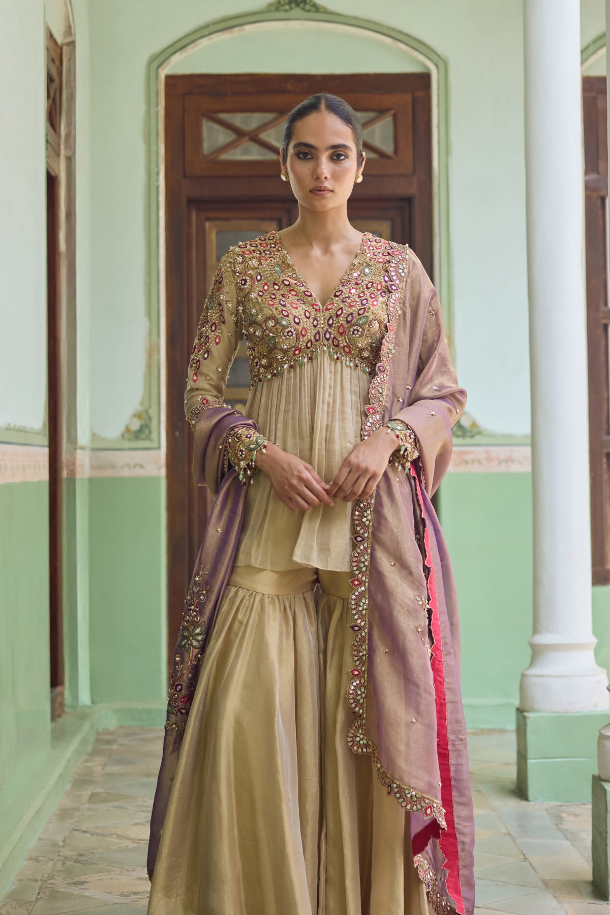 Nazia Gharara Set