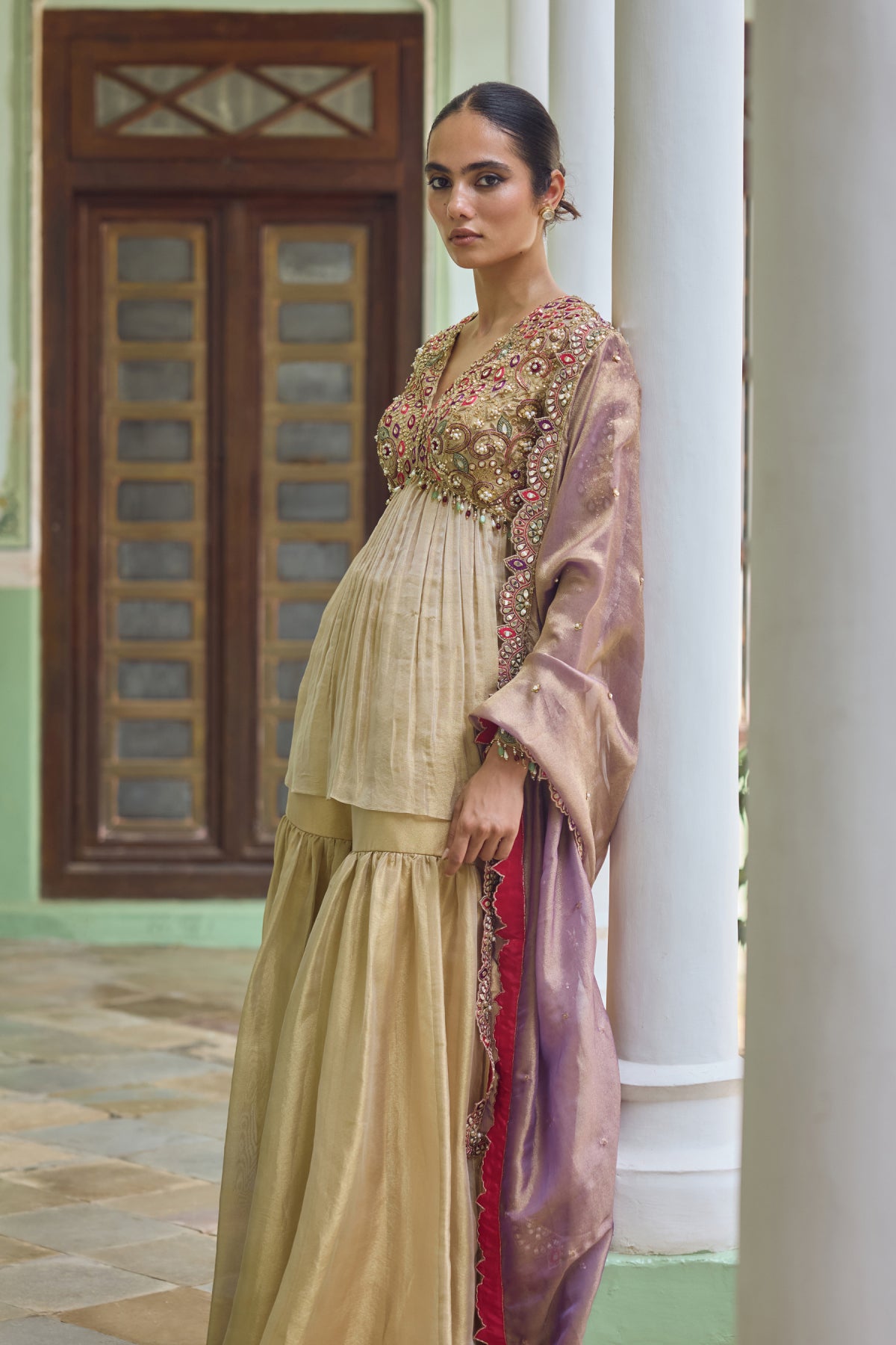 Nazia Gharara Set