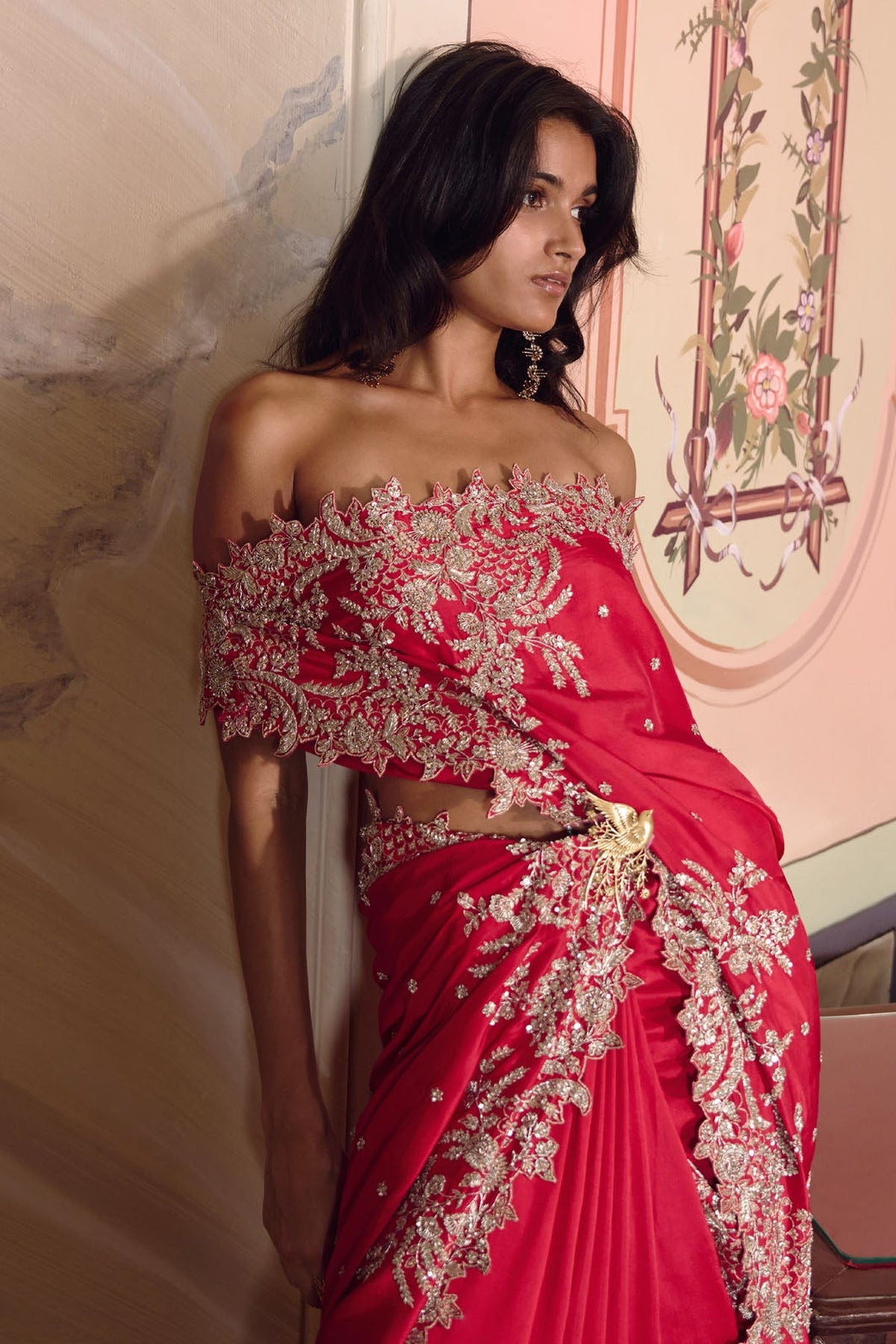 New Athena Zardozi Saree Set