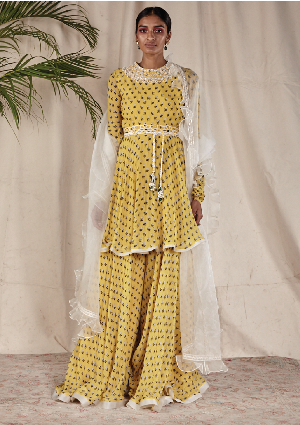 MESH BRAIDED BELT WITH TASSELS