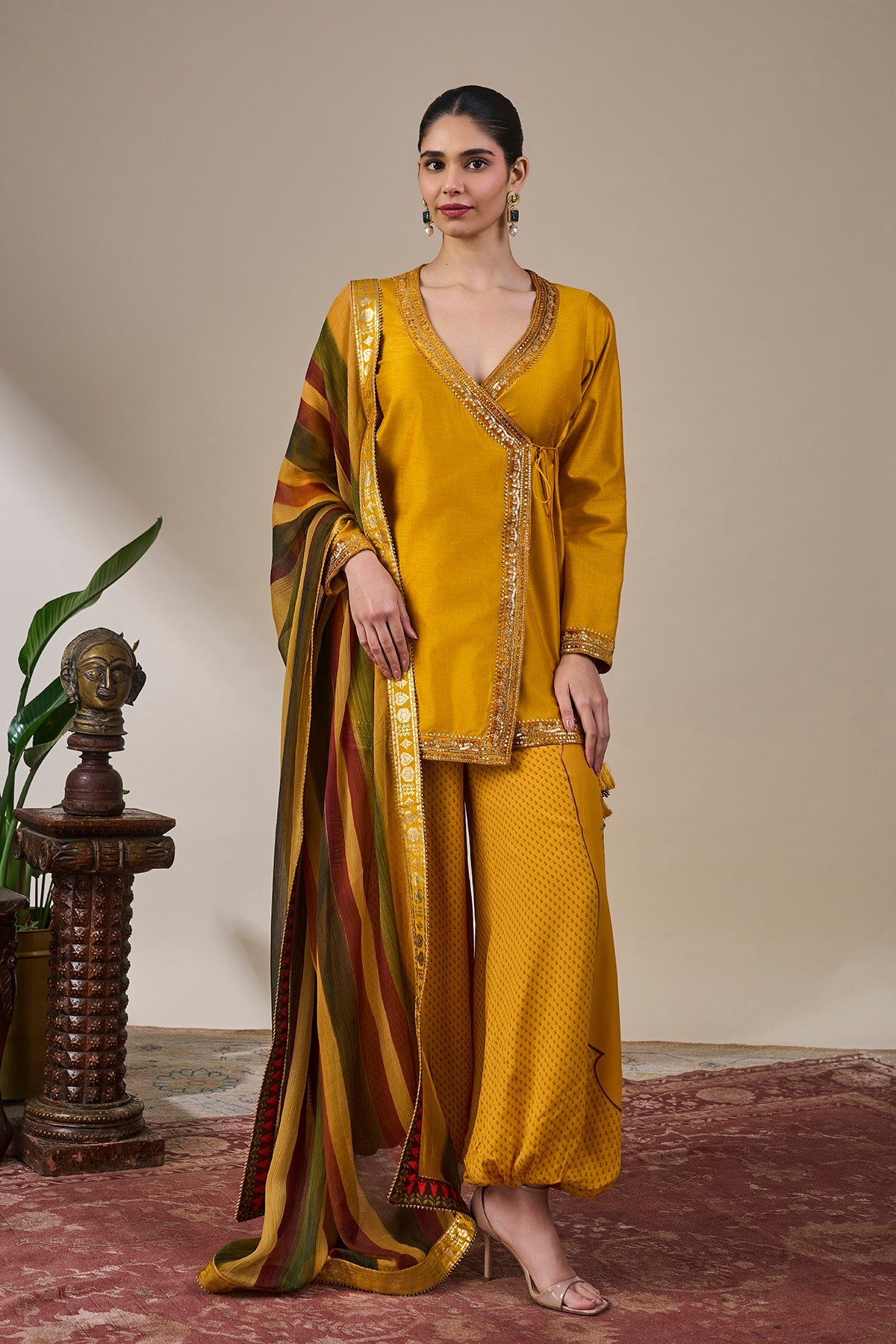 Ochre Orchard  Kurta Set