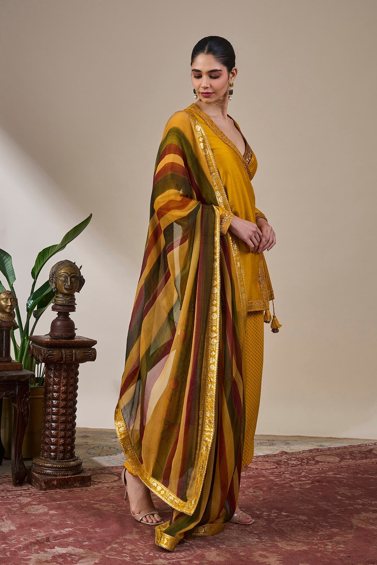 Ochre Orchard  Kurta Set